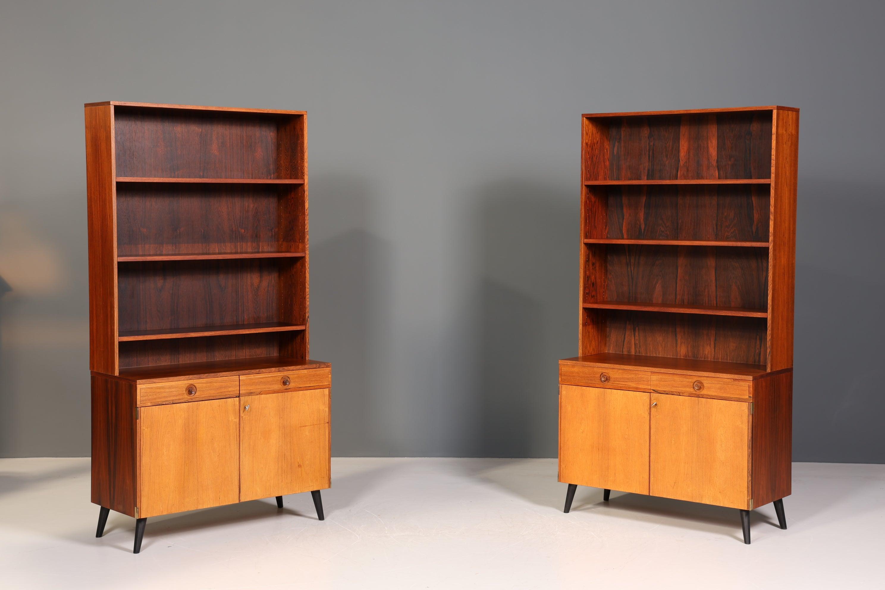 Original Bodafors "Bertil Fridhagen" Regal Palisander Holz Schrank Bücherregal Kommode Bücherschrank 60s 1 von 2
