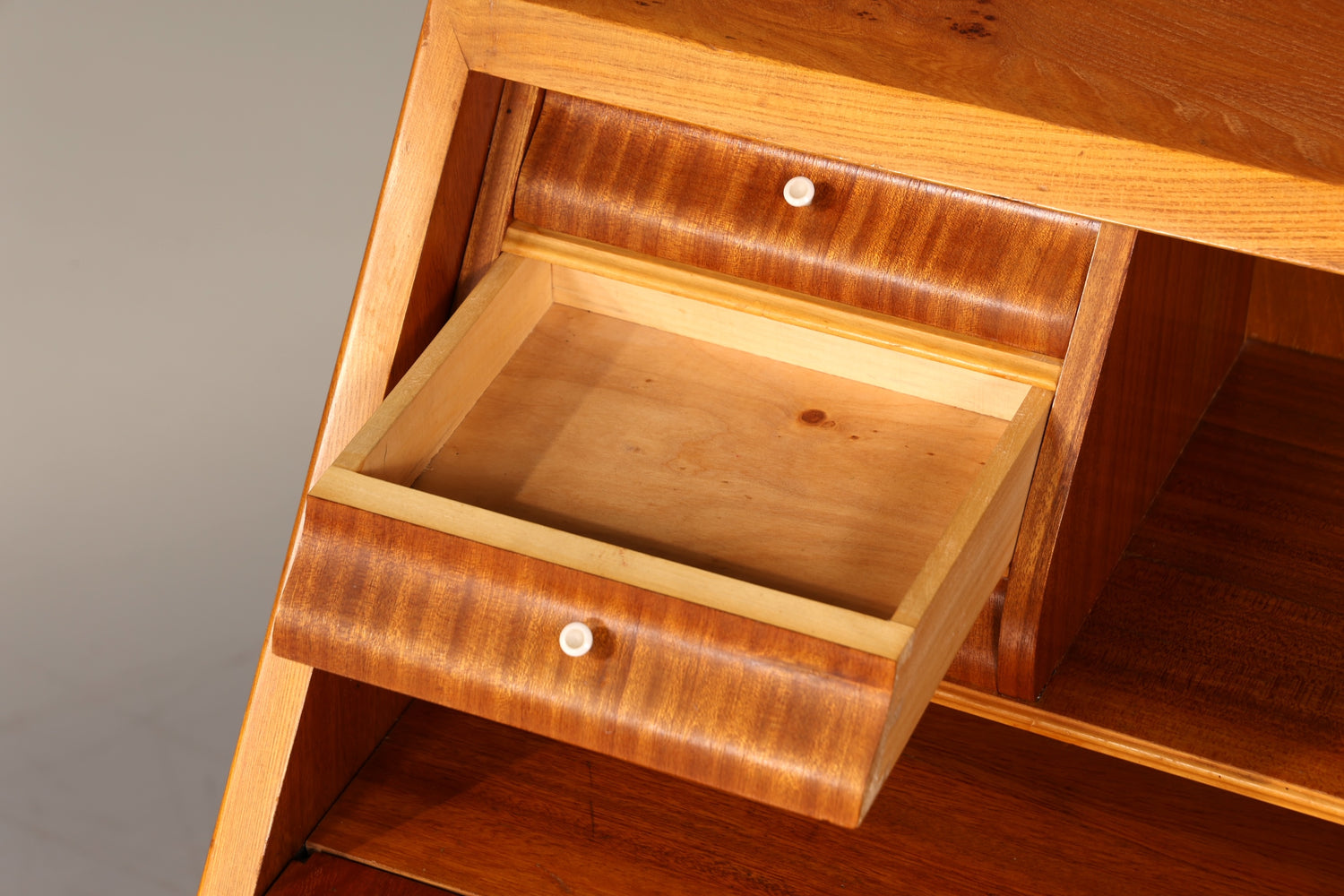 Wunderschöner Sekretär Chippendale Stil Antik um 1940 Büro Kommode Schreibkommode