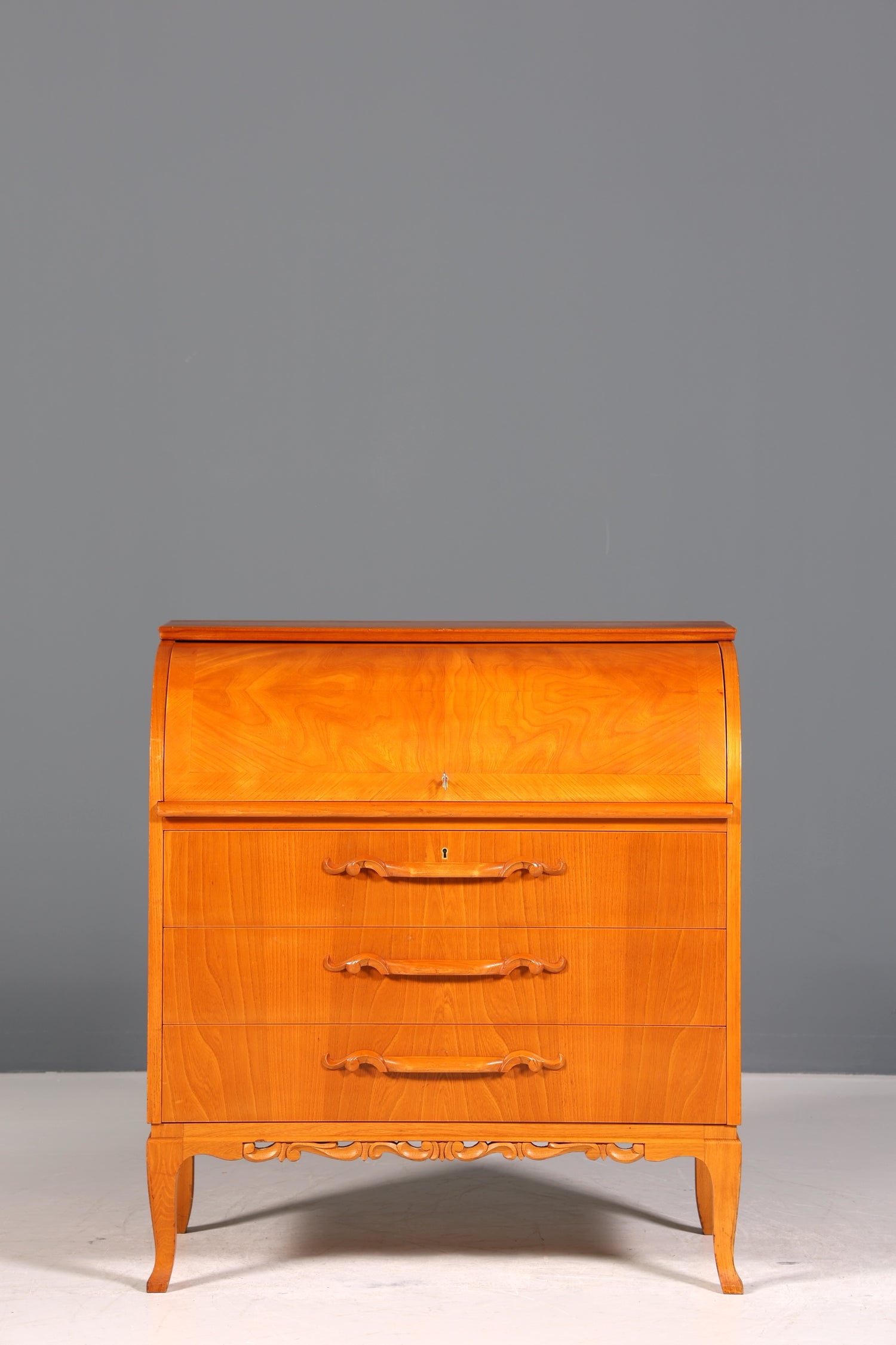 Stilvoller Sekretär um 1930 Büro Kommode echt Holz Sekretär Schreibtisch Kommode