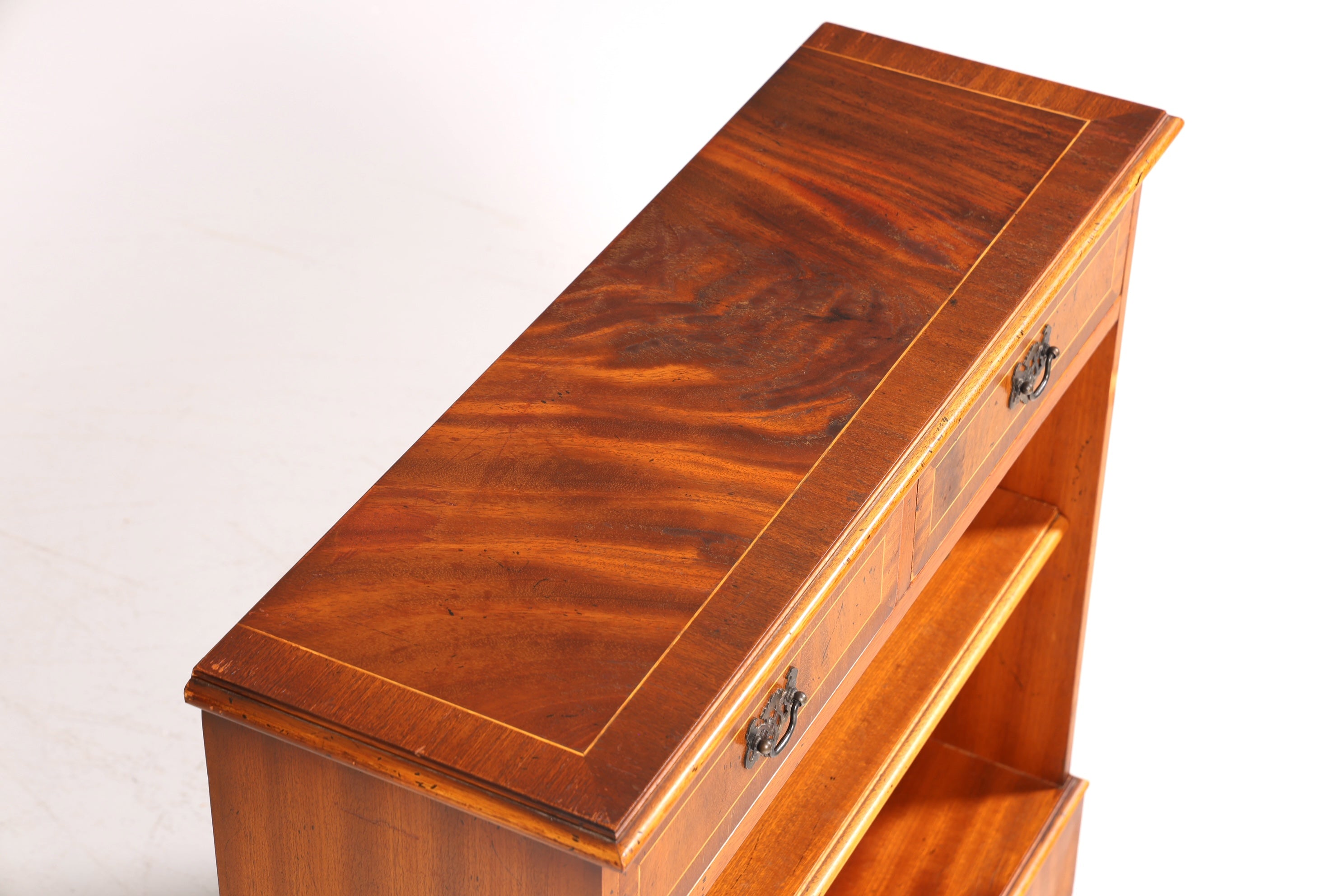 Wunderschönes Englisches Bücherregal Eibe Antik Regal Bookshelf Buchablage 60s