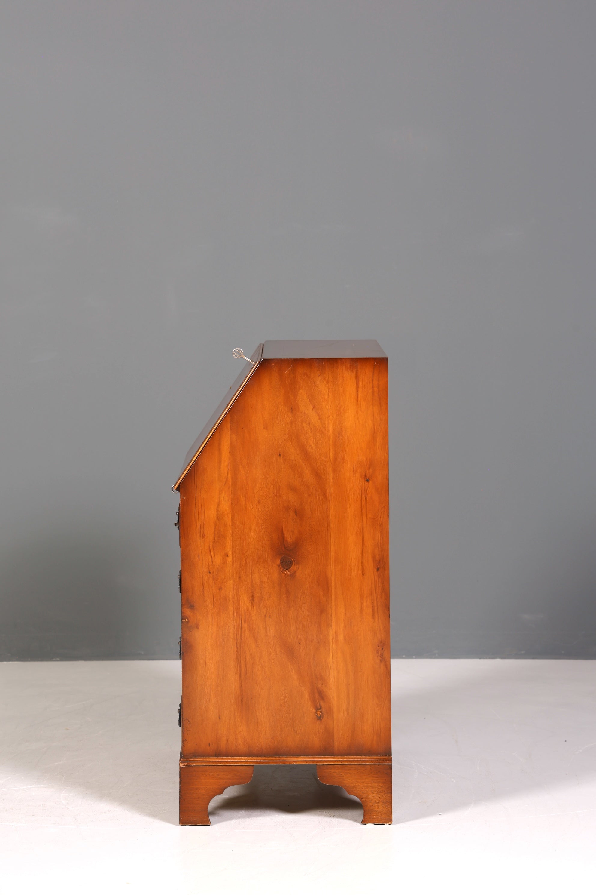 Wunderschöner Englischer Sekretär Schreibkommode Antik Stil echt Lederauflage Kommode UK Schreibtisch