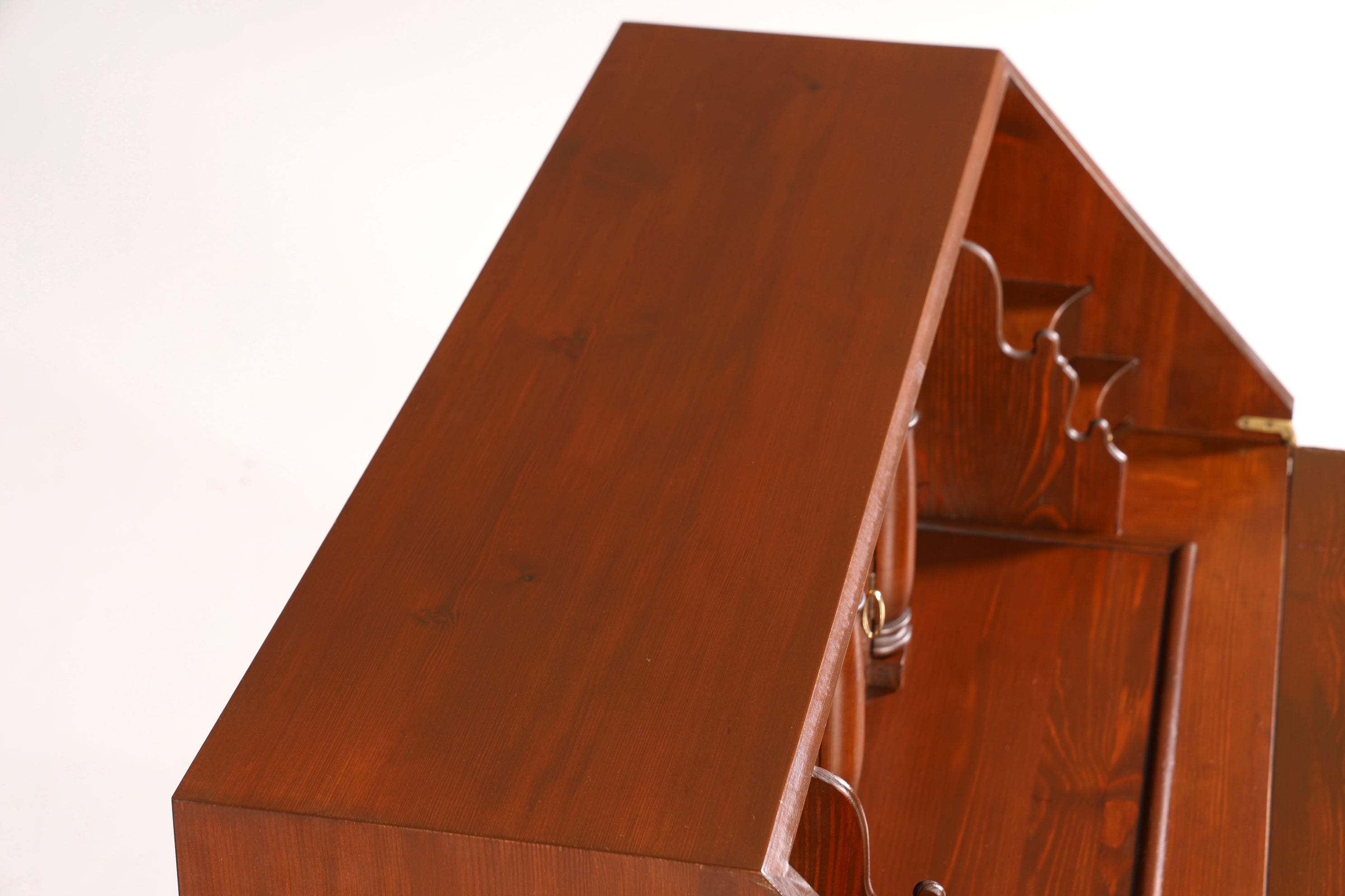 Wunderschöner Englischer Sekretär Schreibkommode echt Holz Schreibtisch Kommode