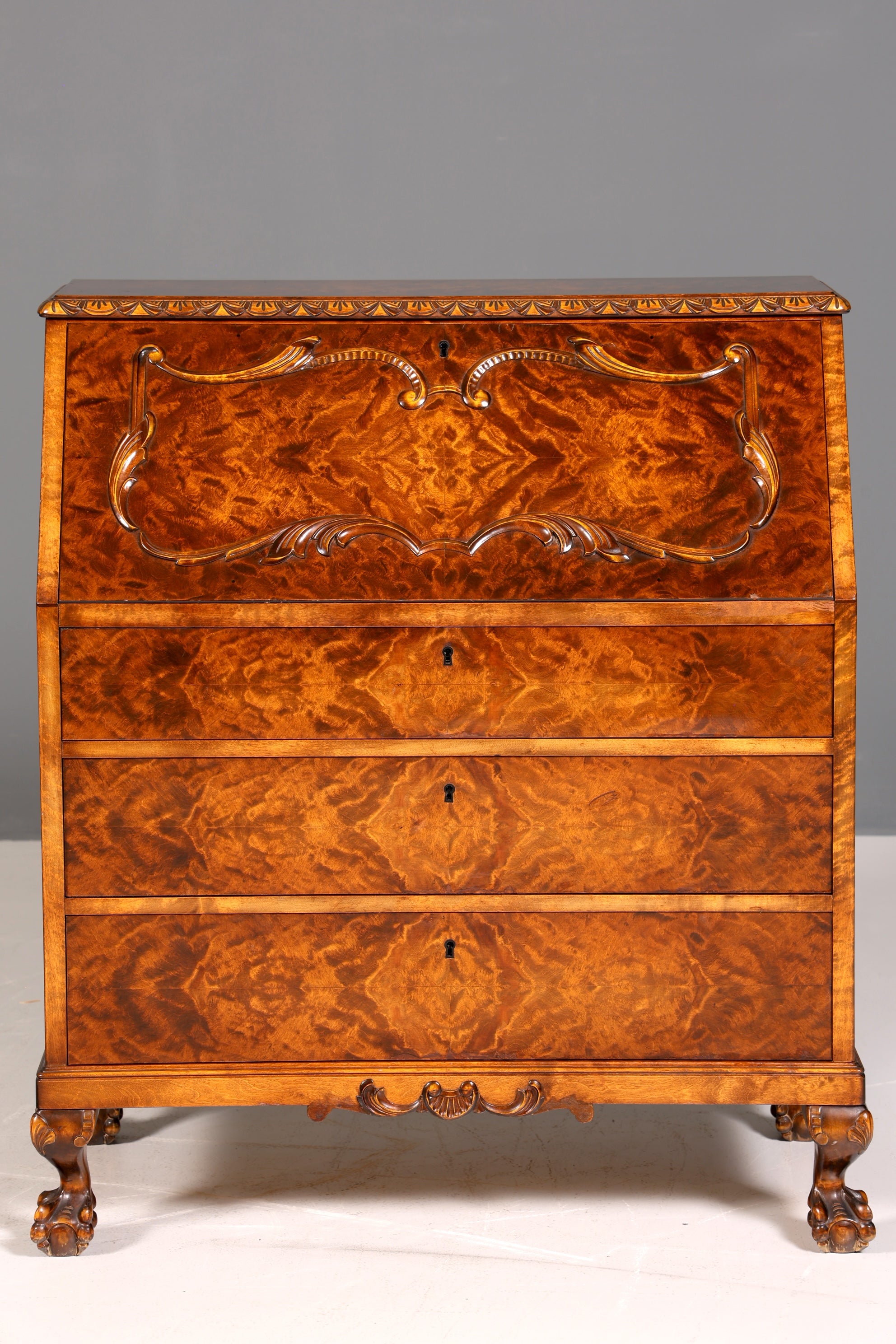 Wunderschöner Sekretär um 1930 Büro Kommode echt Holz Schreibtisch Bürokommode Office Secretary