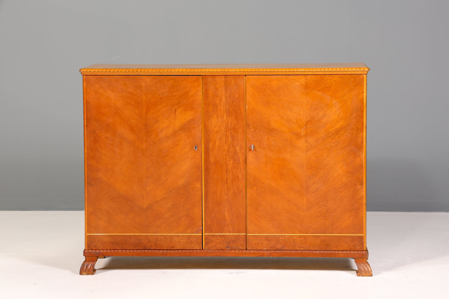 Stilvolles Original Art Deco Schrank Vertiko Sideboard um 1930 Highboard Kommode