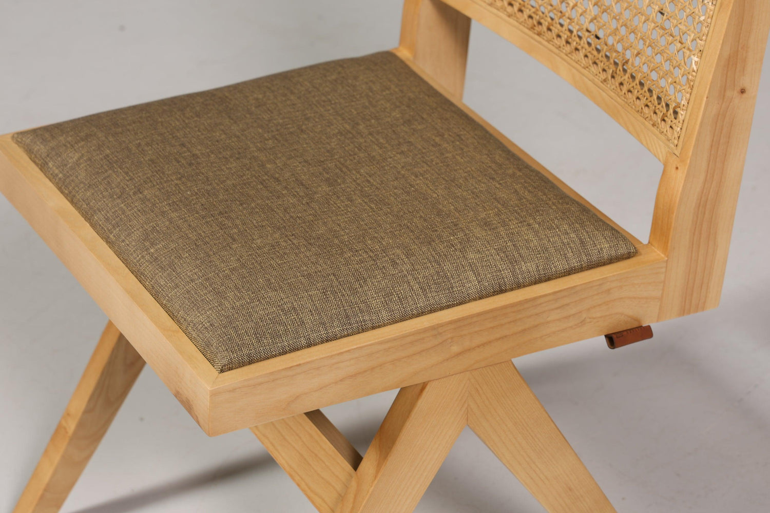 Edler "Vienna Beige" Stuhl Esszimmerstuhl mit Wiener Geflecht Korbgeflecht Schreibtischstuhl Lounge Stuhl