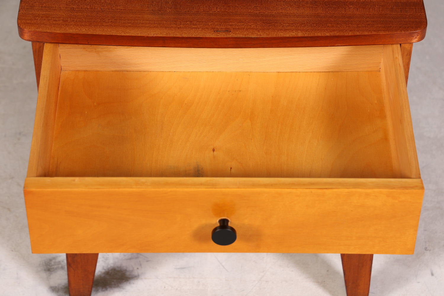 Wunderschöne Mid Century Kommode Vintage Nachttisch 60s Schubladenkommode Schrank 1 von 2