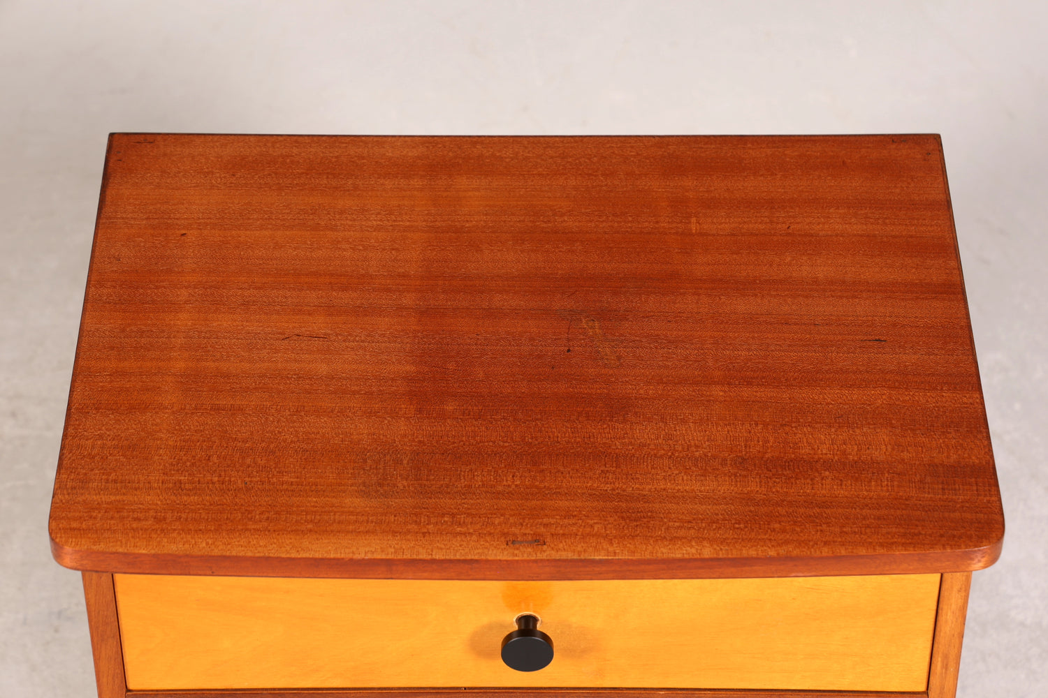 Wunderschöne Mid Century Kommode Vintage Nachttisch 60s Schubladenkommode Schrank 1 von 2