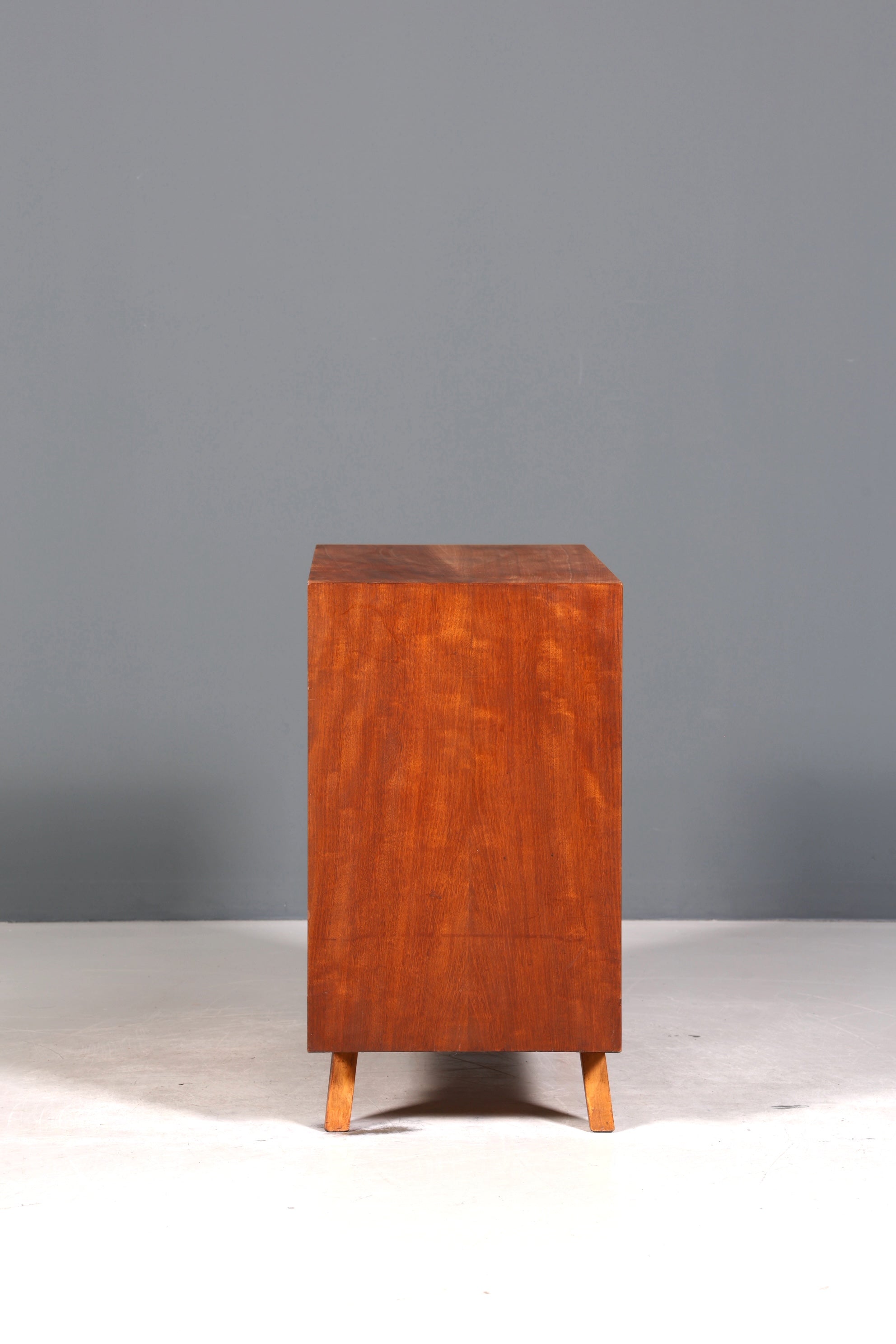 Wunderschönes Mid Century Sideboard Vintage Vitrine Schiebetür Kommode Bar Schrank 60s