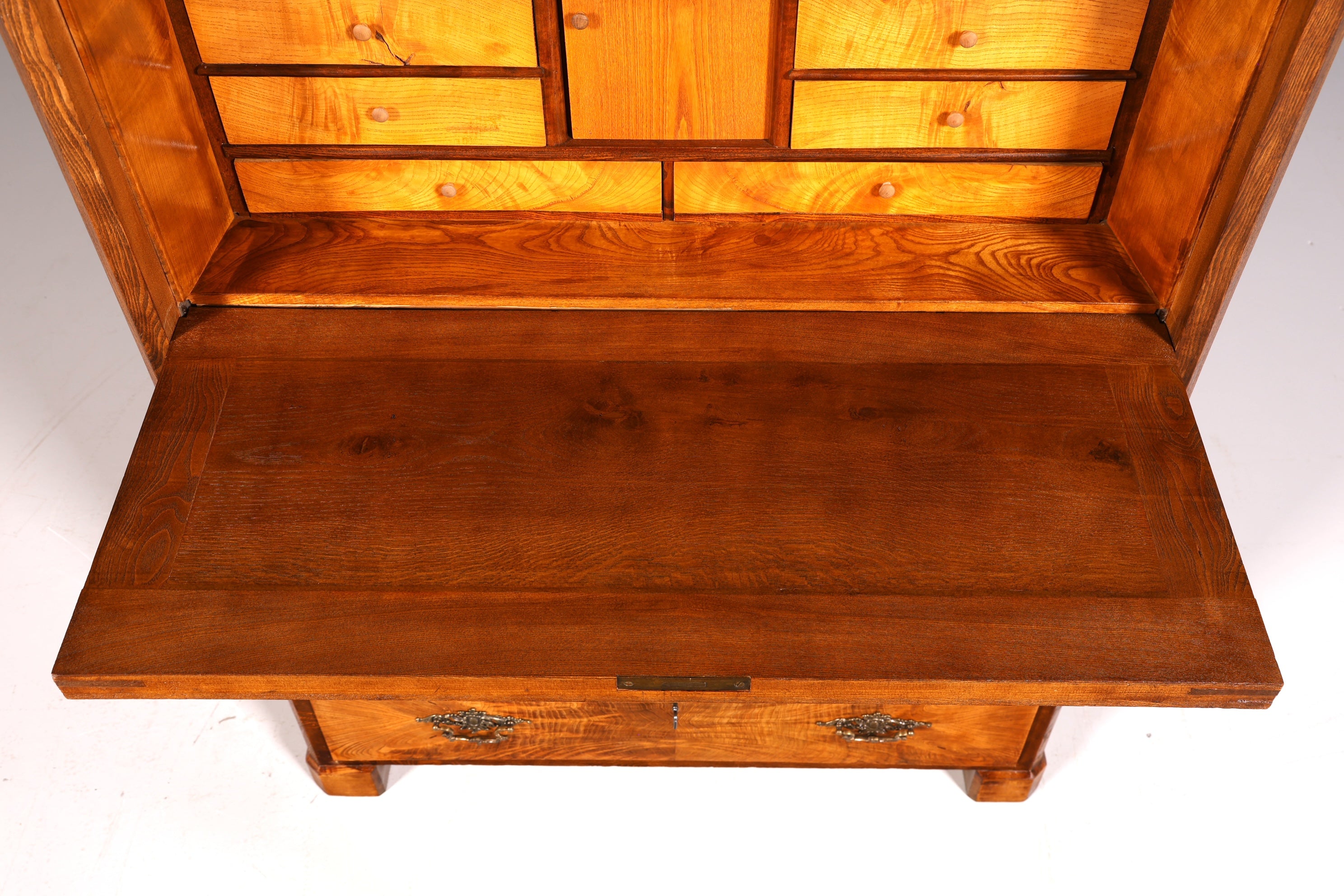 F830 Finish Wunderschöner Gründerzeit Sekretär Kommode Jugendstil Schubladenkommode Antik Vertiko