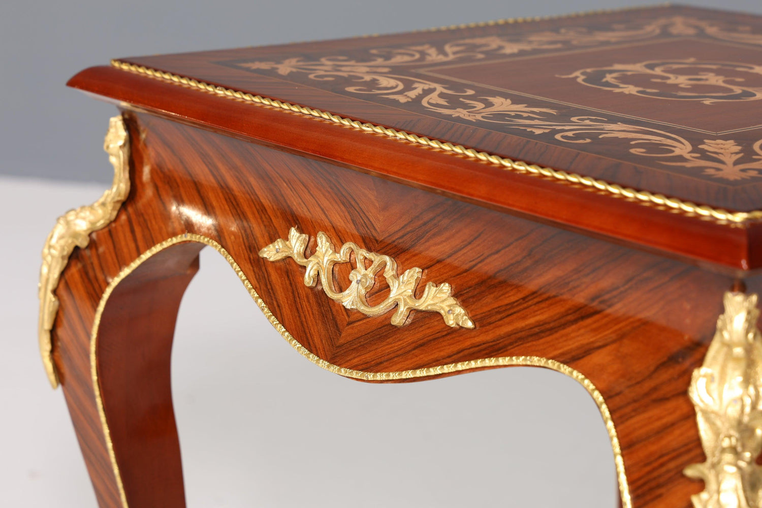 Traumhafter Barock Stil Louis XV Couchtisch Antik Stil Ablagetisch Beistelltisch 2 von 2