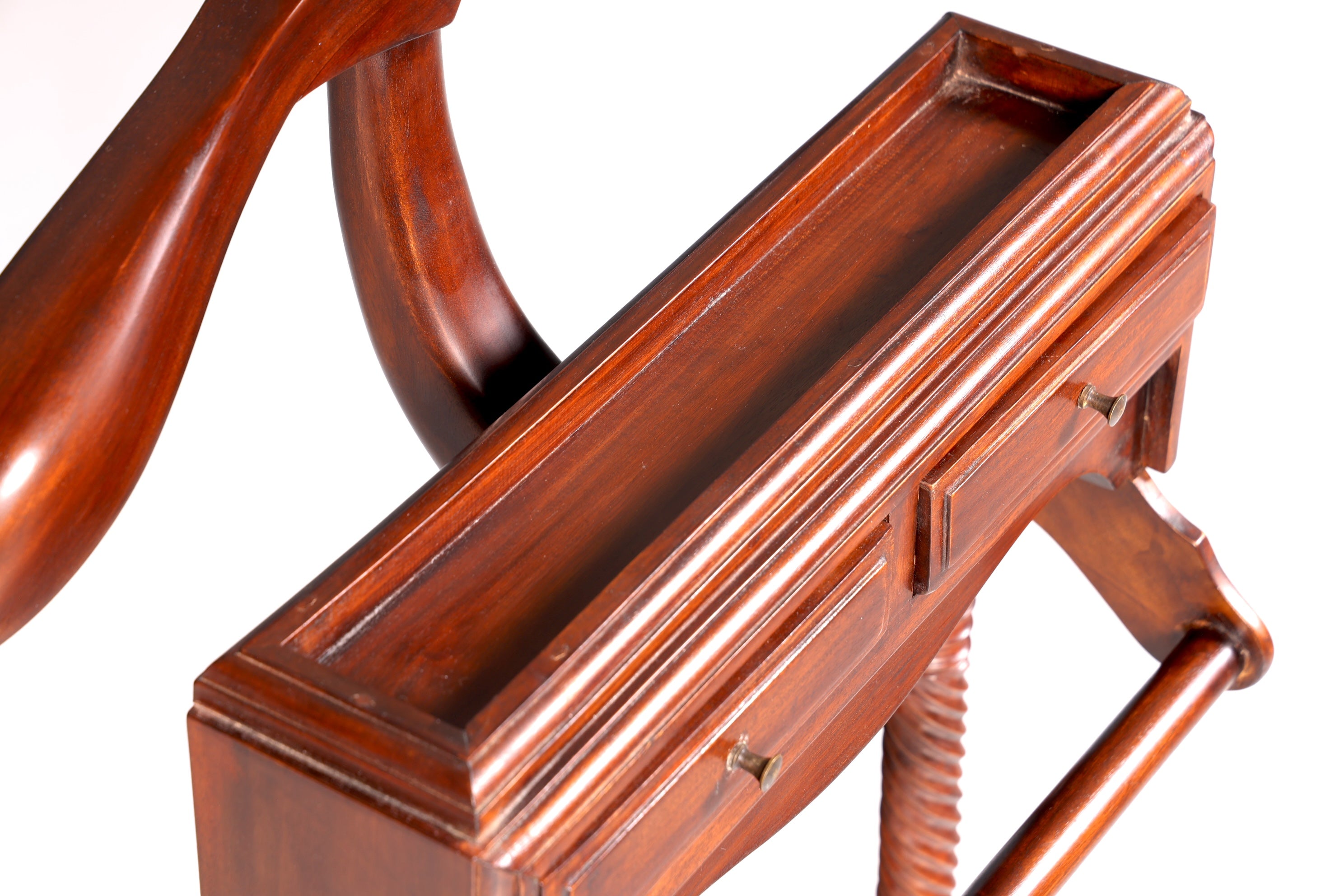 Wunderschöner Gründerzeit Kleiderbutler Antik Kleiderständer echt Holz Herrendiener Kleider Ablage Stummer Diener