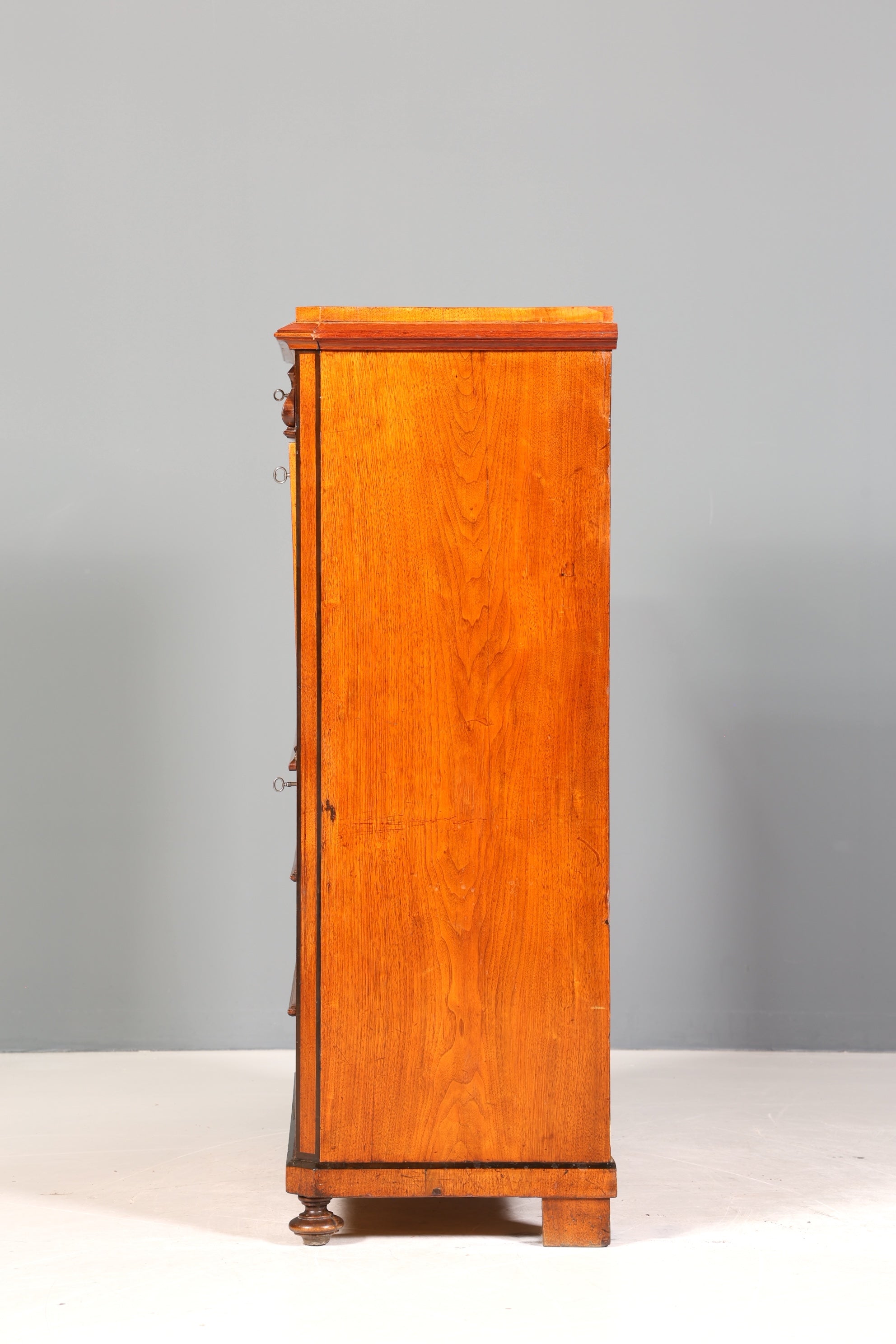 Stilvoller Gründerzeit Sekretär Vertiko Highboard Jugendstil Kommode Schrank um 1900