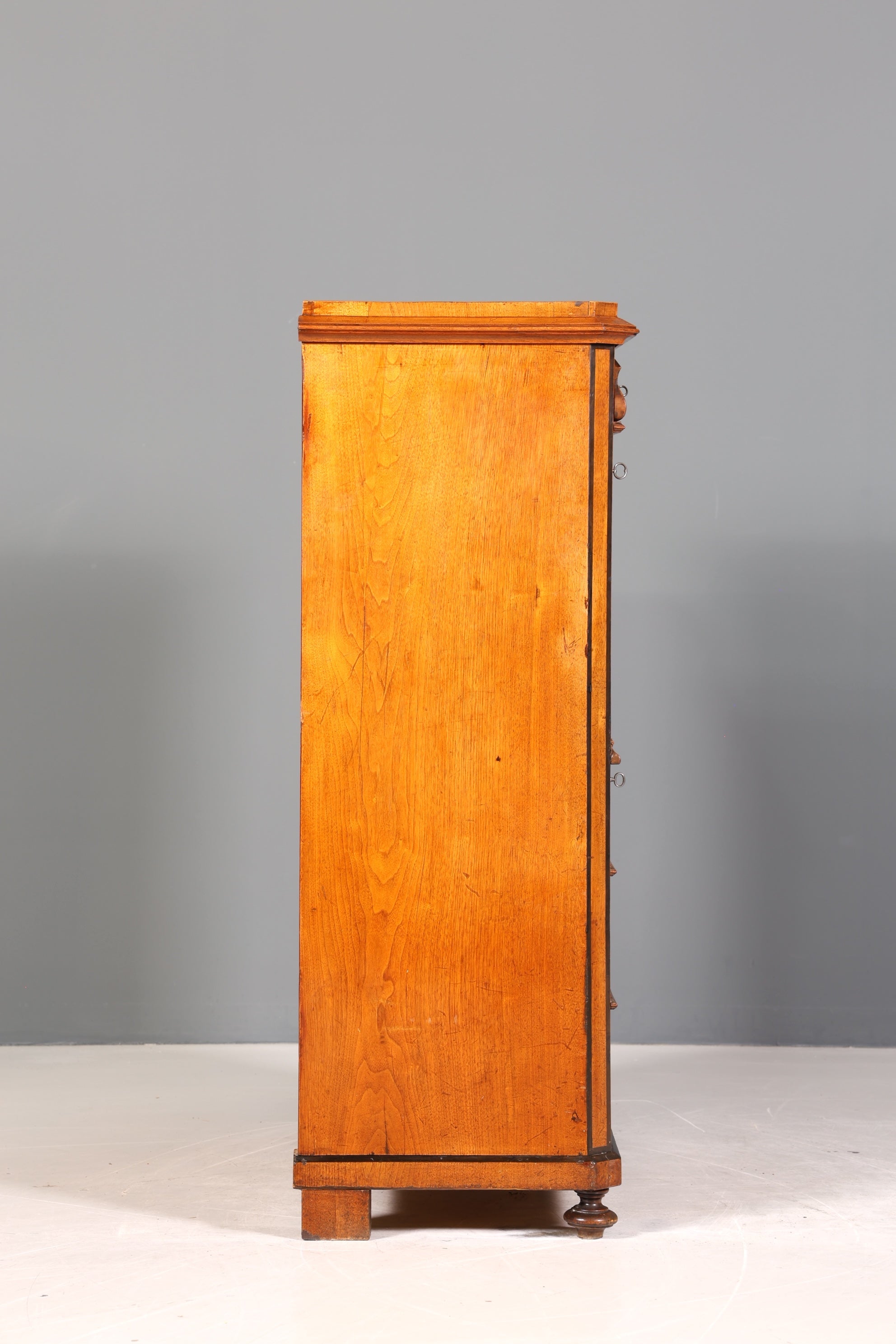 Stilvoller Gründerzeit Sekretär Vertiko Highboard Jugendstil Kommode Schrank um 1900