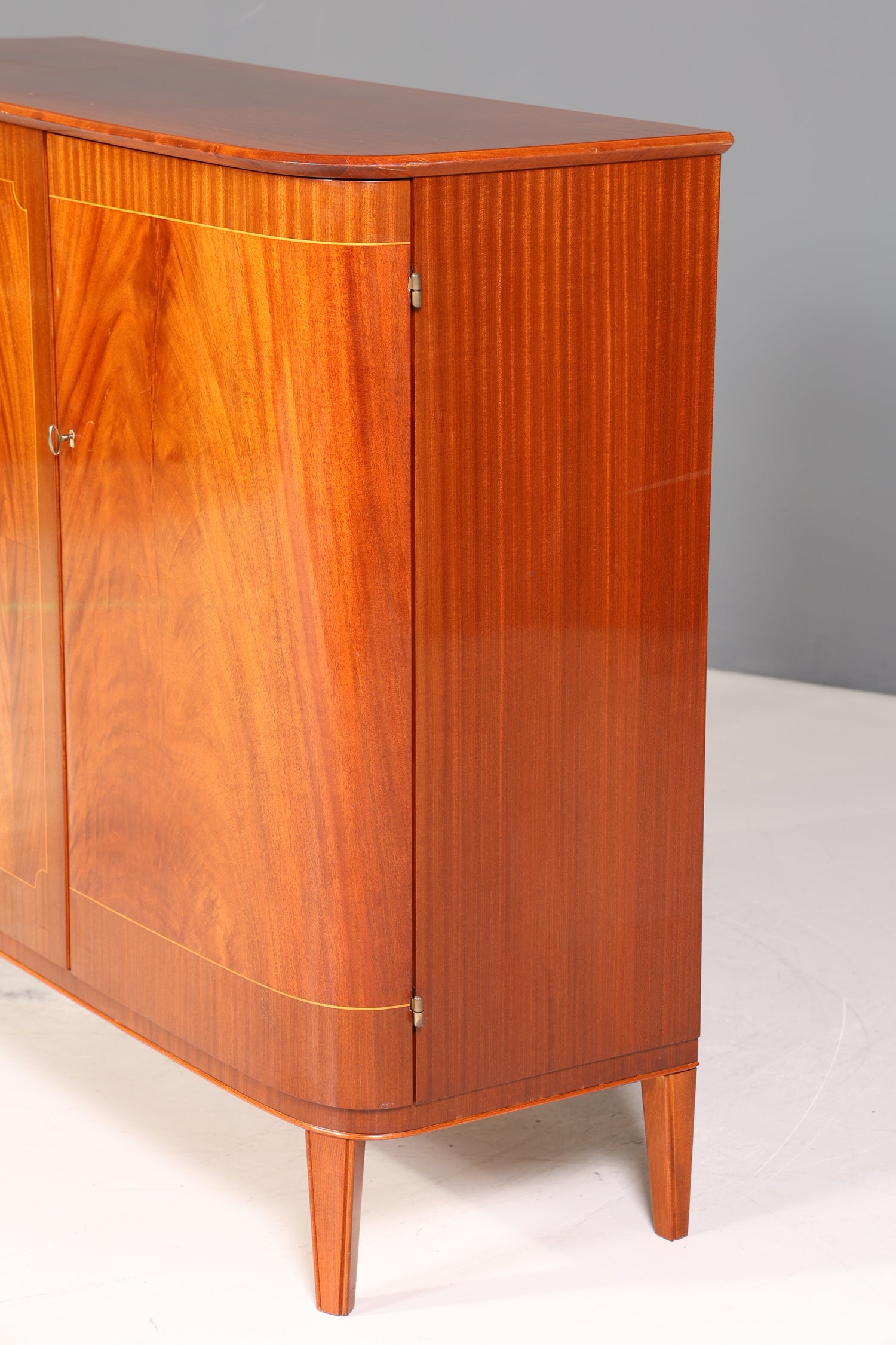 Traumhafter Schrank Antik Sideboard Highboard um 1950 Aktenschrank Barock Stil Intarsien