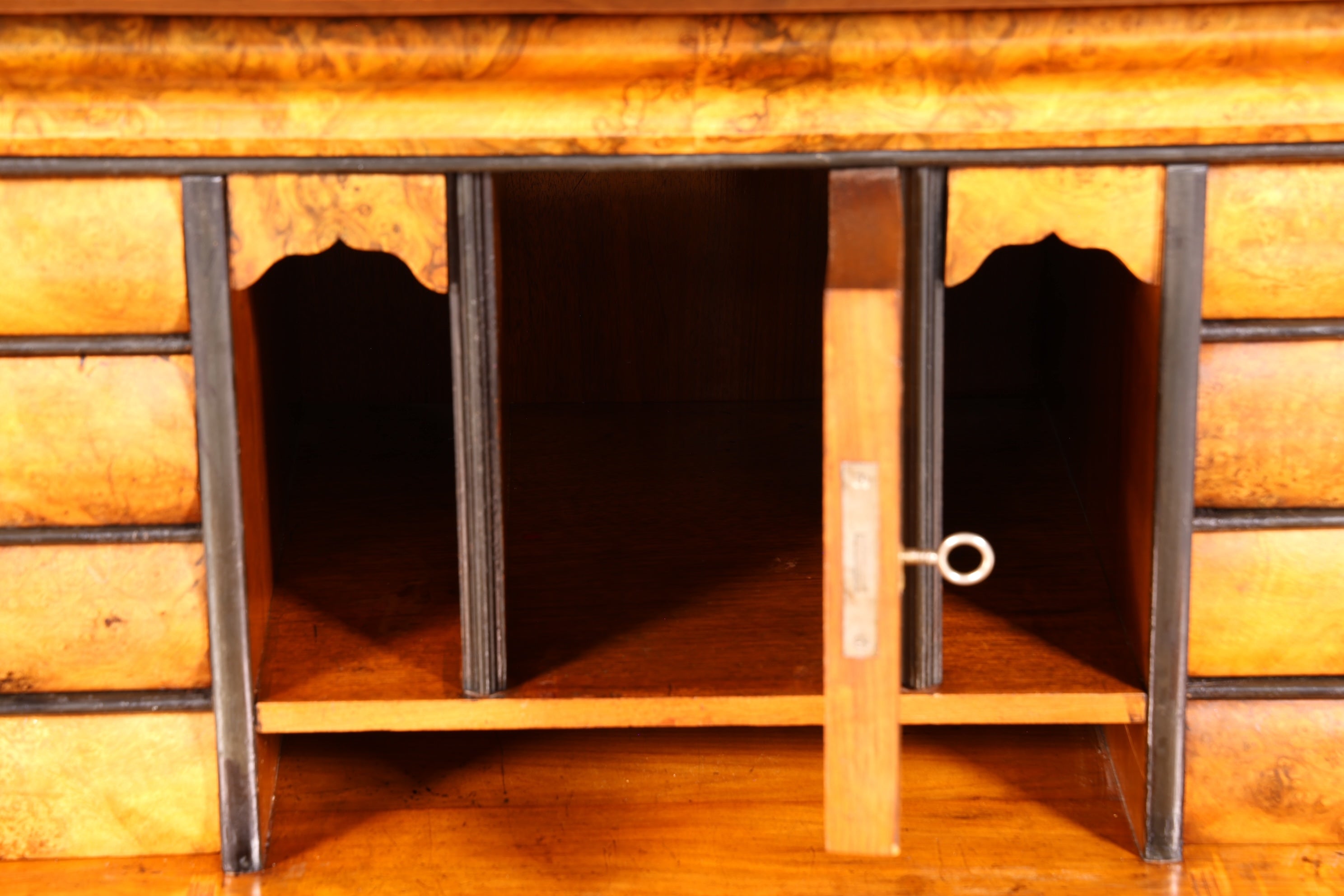 Stilvoller Gründerzeit Sekretär Vertiko Highboard Jugendstil Kommode Schrank um 1900