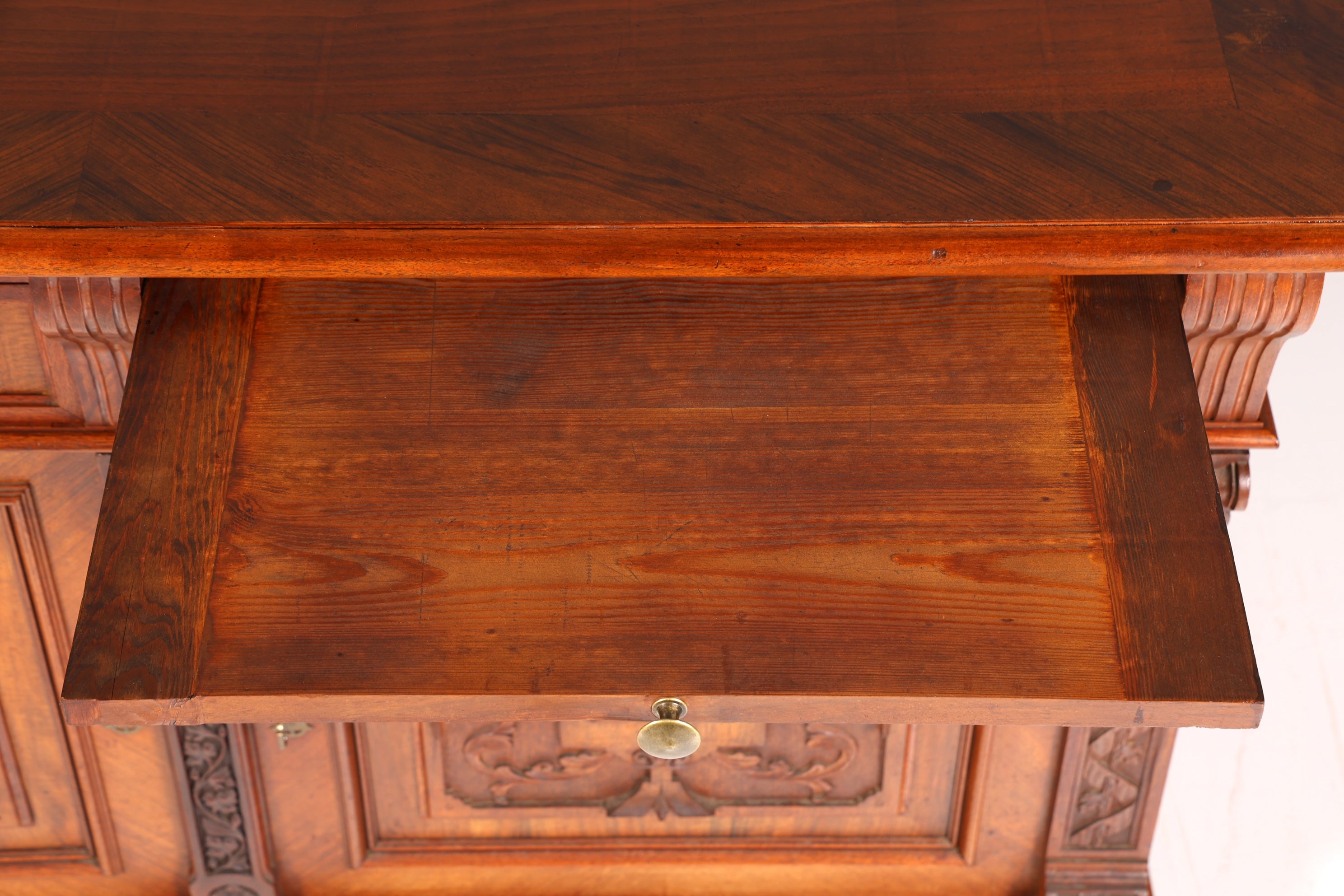Wunderschöner Gründerzeit Sideboard Antik Nussbaum Schrank Kommode um 1890