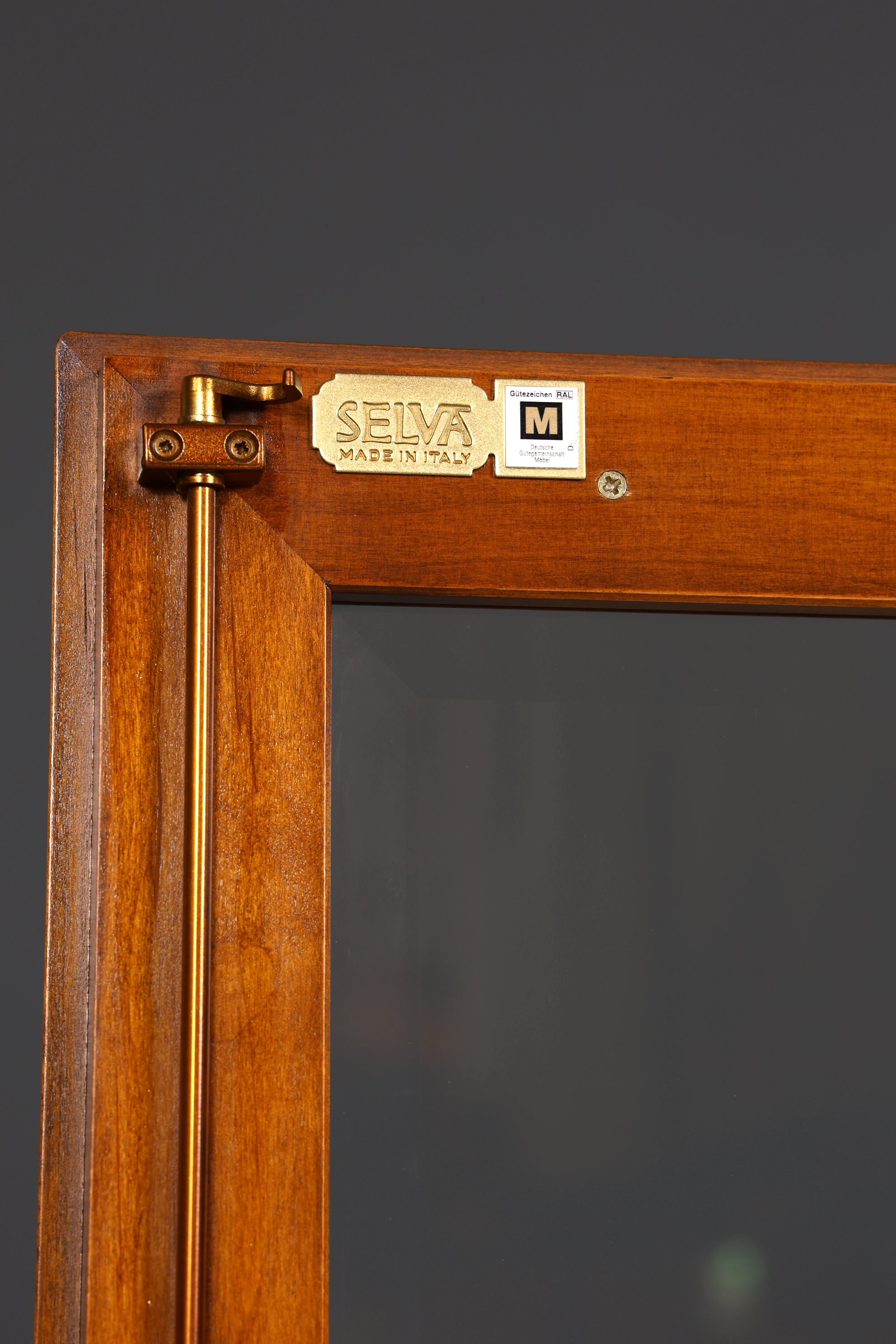 Traumhafte Original Selva Vitrine Antik Stil massiv Holz Geschirrschrank Villa Borghese Schrank 2 von 2