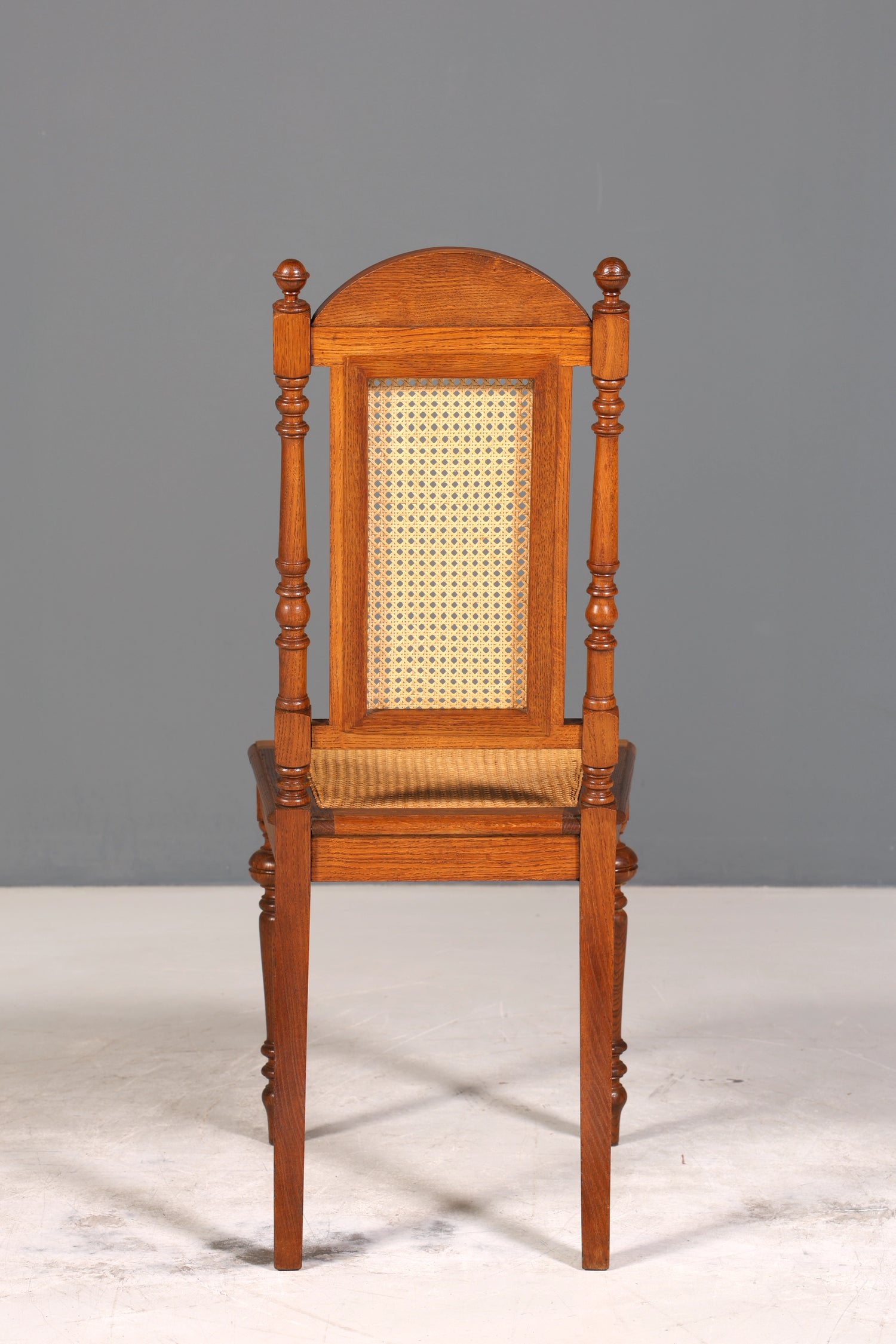 Wunderschöner Gründerzeit Stuhl Antik Korbgeflecht Schreibtisch Stuhl Sekretär Stuhl Antik Küchenstuhl