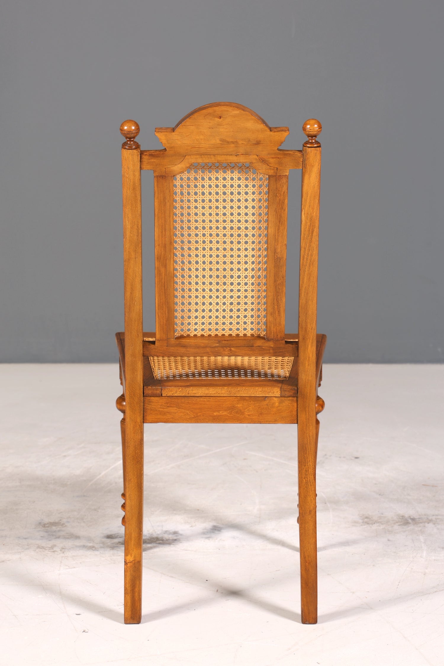 Stilvoller Gründerzeit Stuhl Antik Korbgeflecht Schreibtisch Stuhl Sekretär Stuhl Antik Küchenstuhl