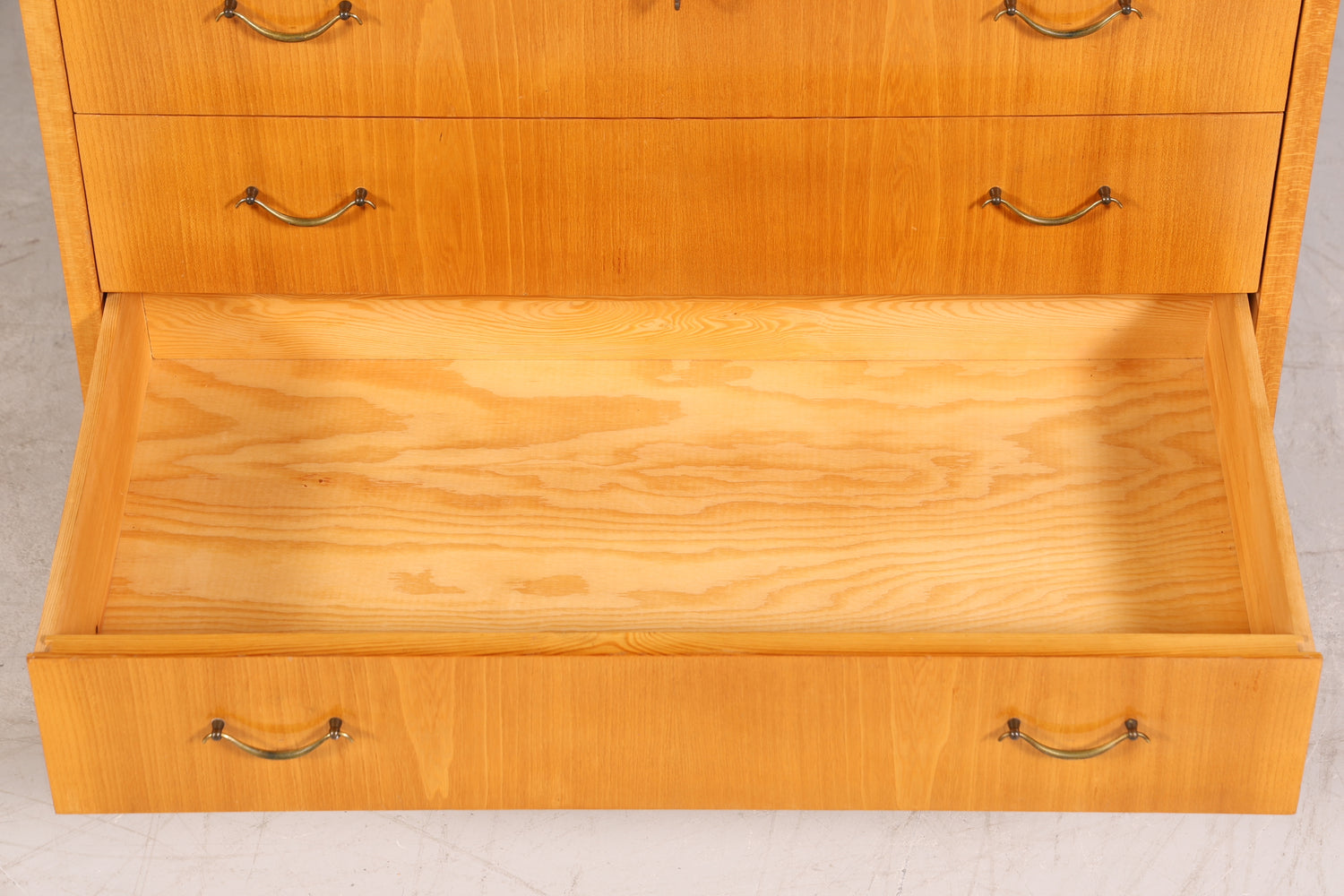 Stilvoller Mid Century Rollladen Sekretär echt Holz Büro Schrank Vintage Schreibkommode