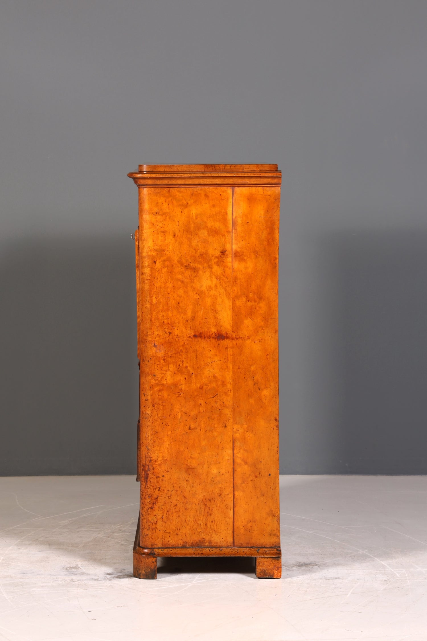 Edler Biedermeier Sekretär Vertiko Louis Philippe Highboard Kommode Schrank um 1880