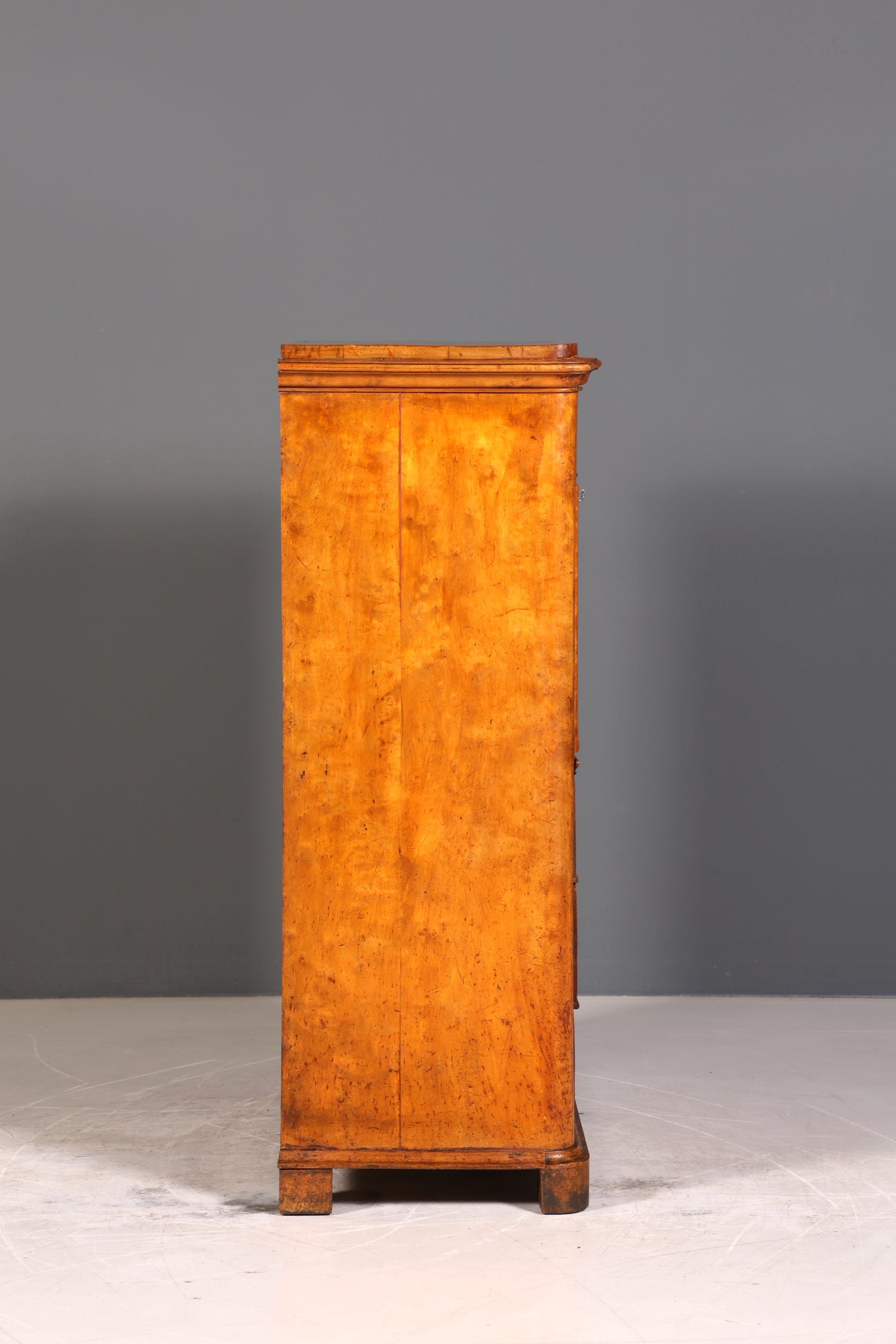 Edler Biedermeier Sekretär Vertiko Louis Philippe Highboard Kommode Schrank um 1880