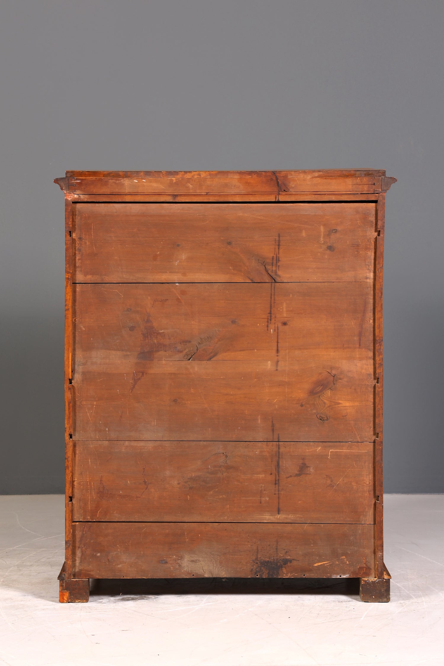 Edler Biedermeier Sekretär Vertiko Louis Philippe Highboard Kommode Schrank um 1880