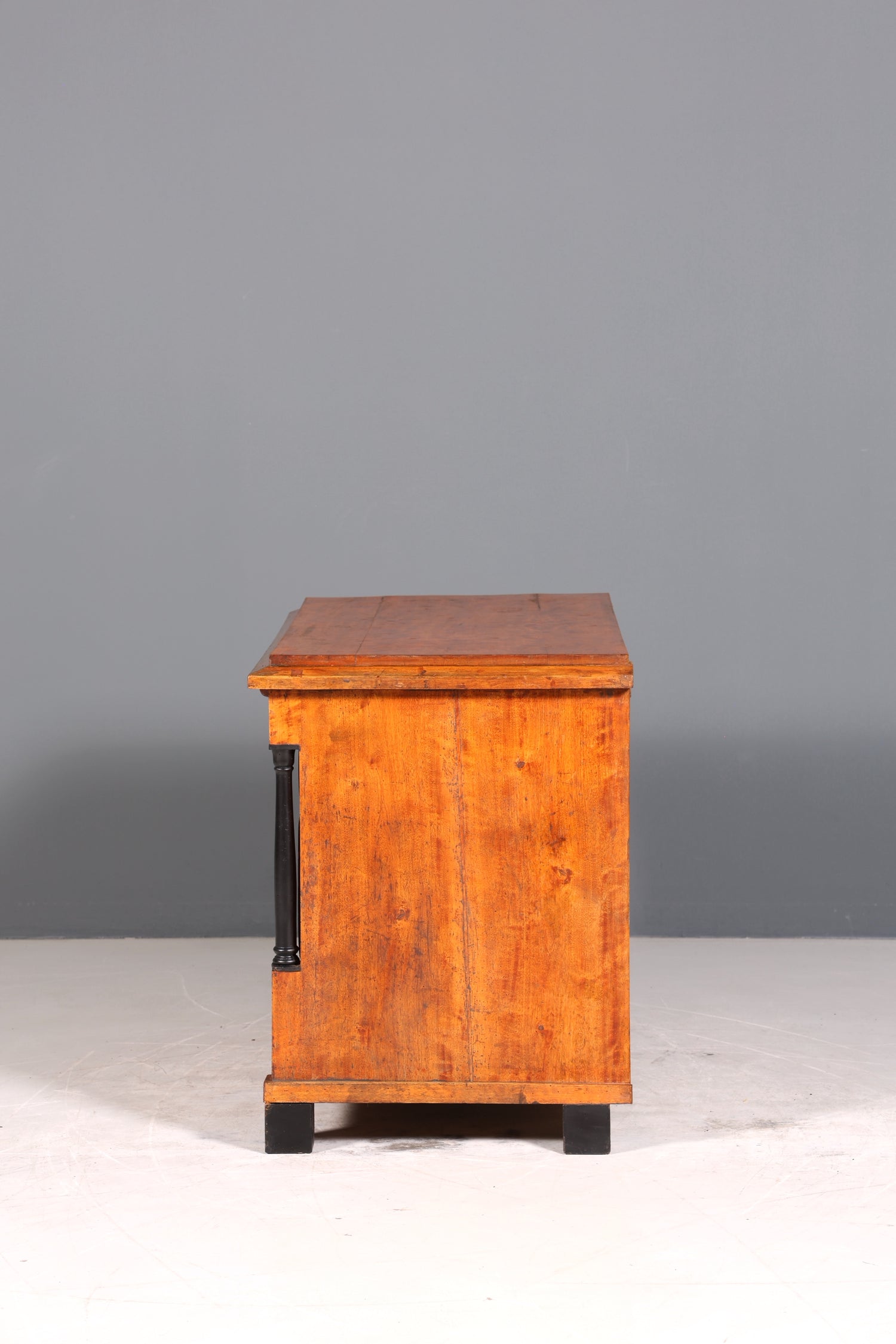 Wunderschöne Originale Biedermeier Kommode um 1880 Kommode Antik Säulen Schubladenkommode