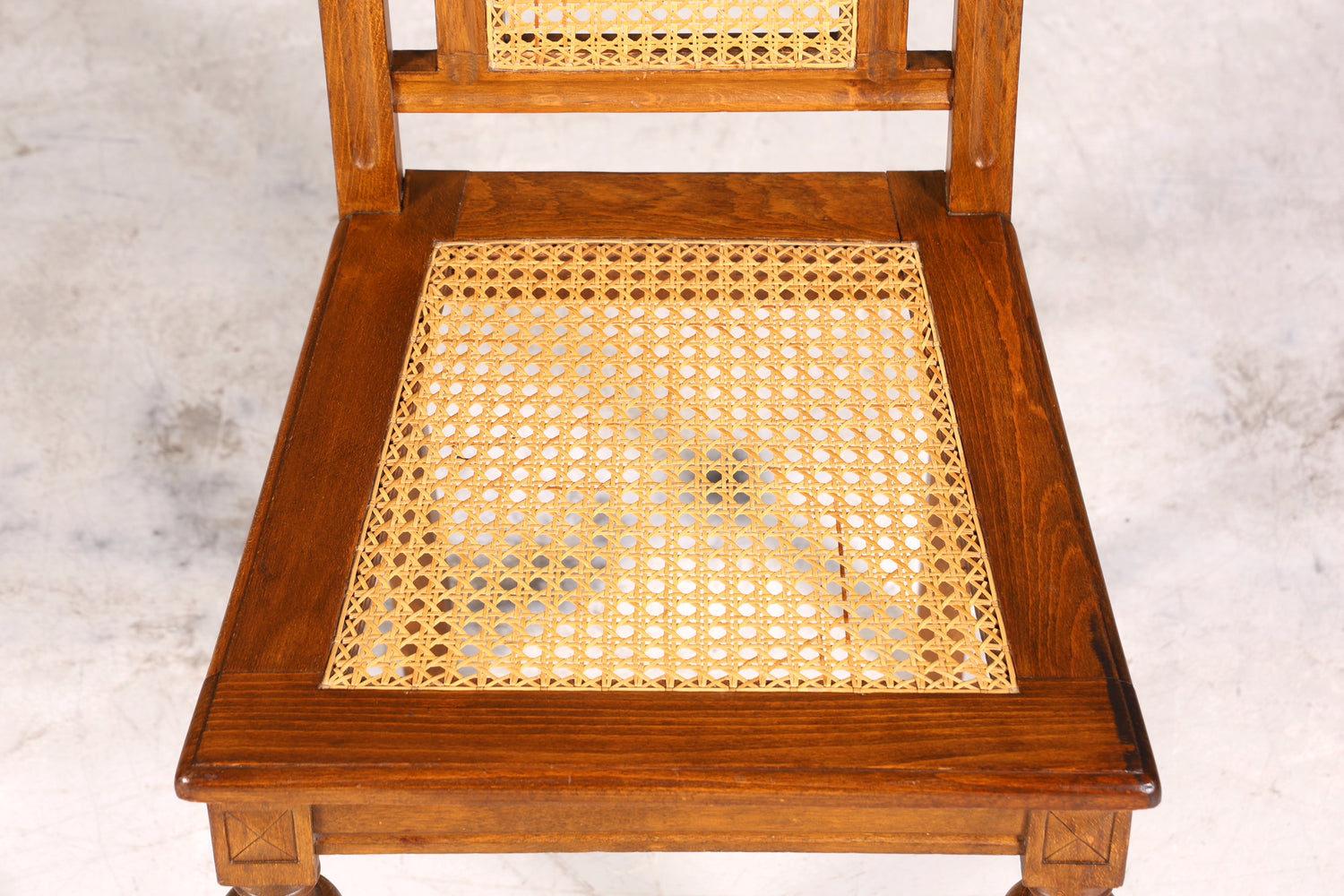 Edler Gründerzeit Stuhl Antik Korbgeflecht Schreibtisch Stuhl Sekretär Stuhl Antik Küchenstuhl