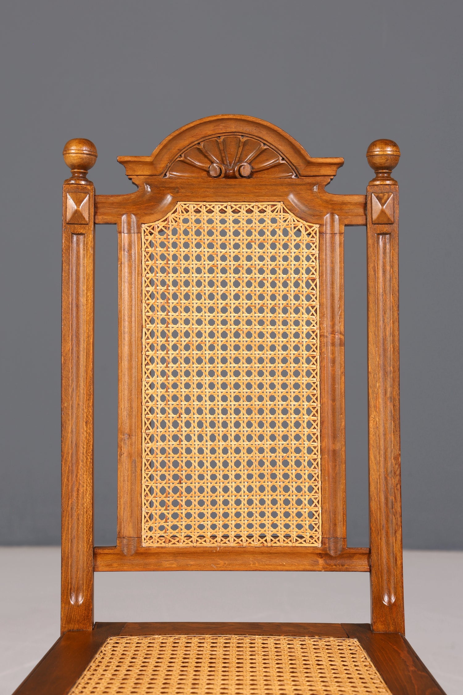 Edler Gründerzeit Stuhl Antik Korbgeflecht Schreibtisch Stuhl Sekretär Stuhl Antik Küchenstuhl