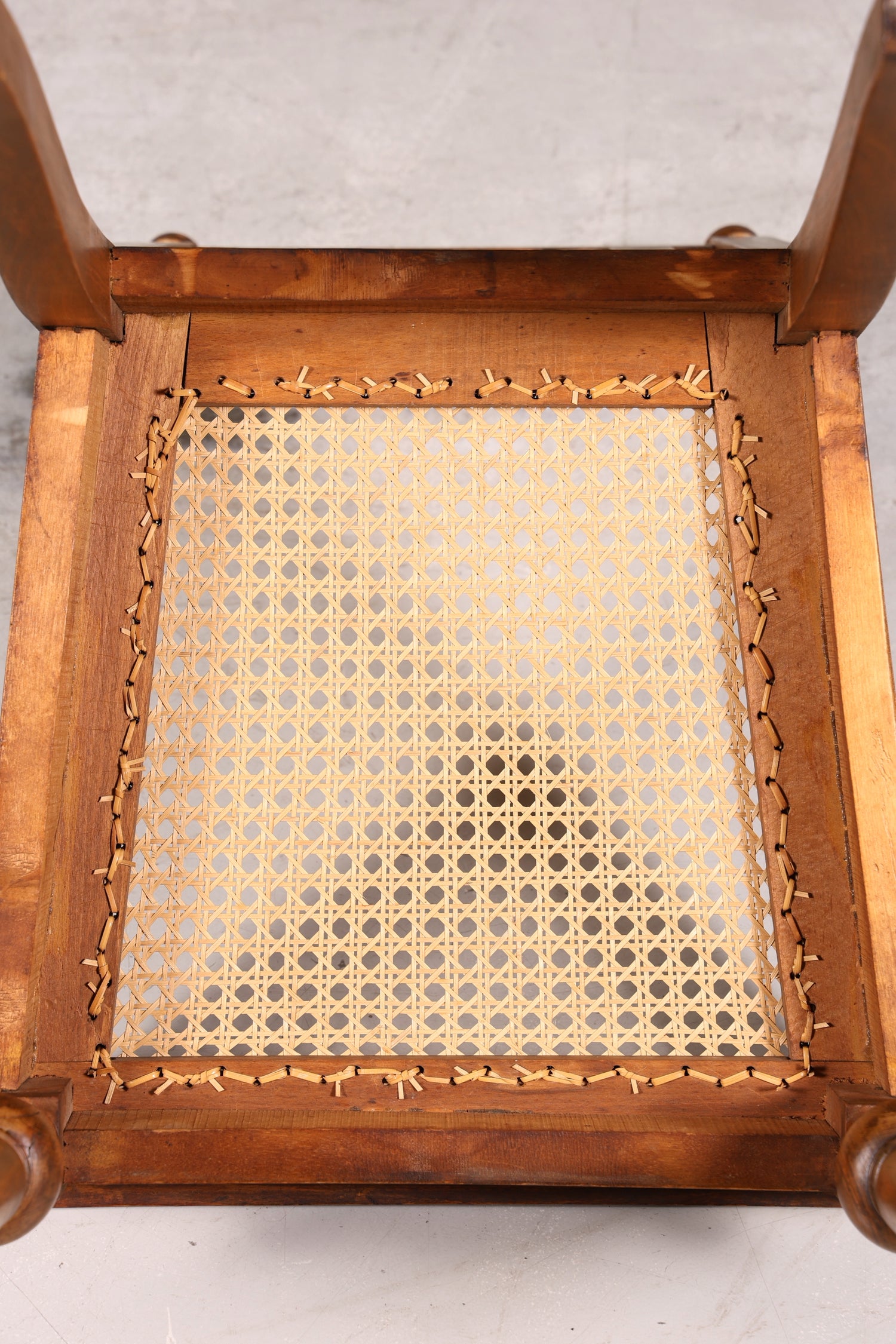 Edler Gründerzeit Stuhl Antik Korbgeflecht Schreibtisch Stuhl Sekretär Stuhl Antik Küchenstuhl