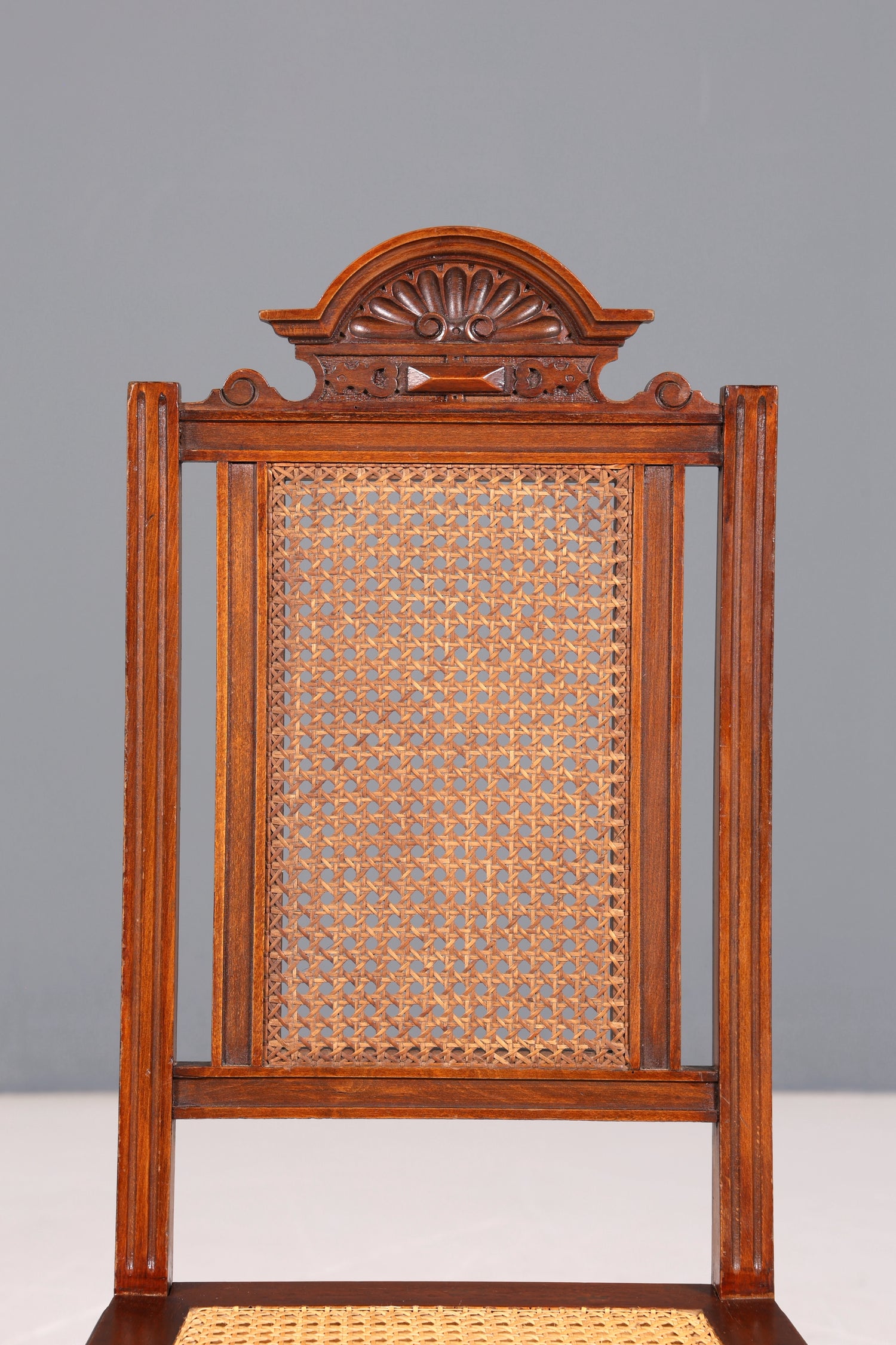 Stilvoller Gründerzeit Stuhl Antik Korbgeflecht Schreibtisch Stuhl Sekretär Antik Stuhl Küchenstuhl