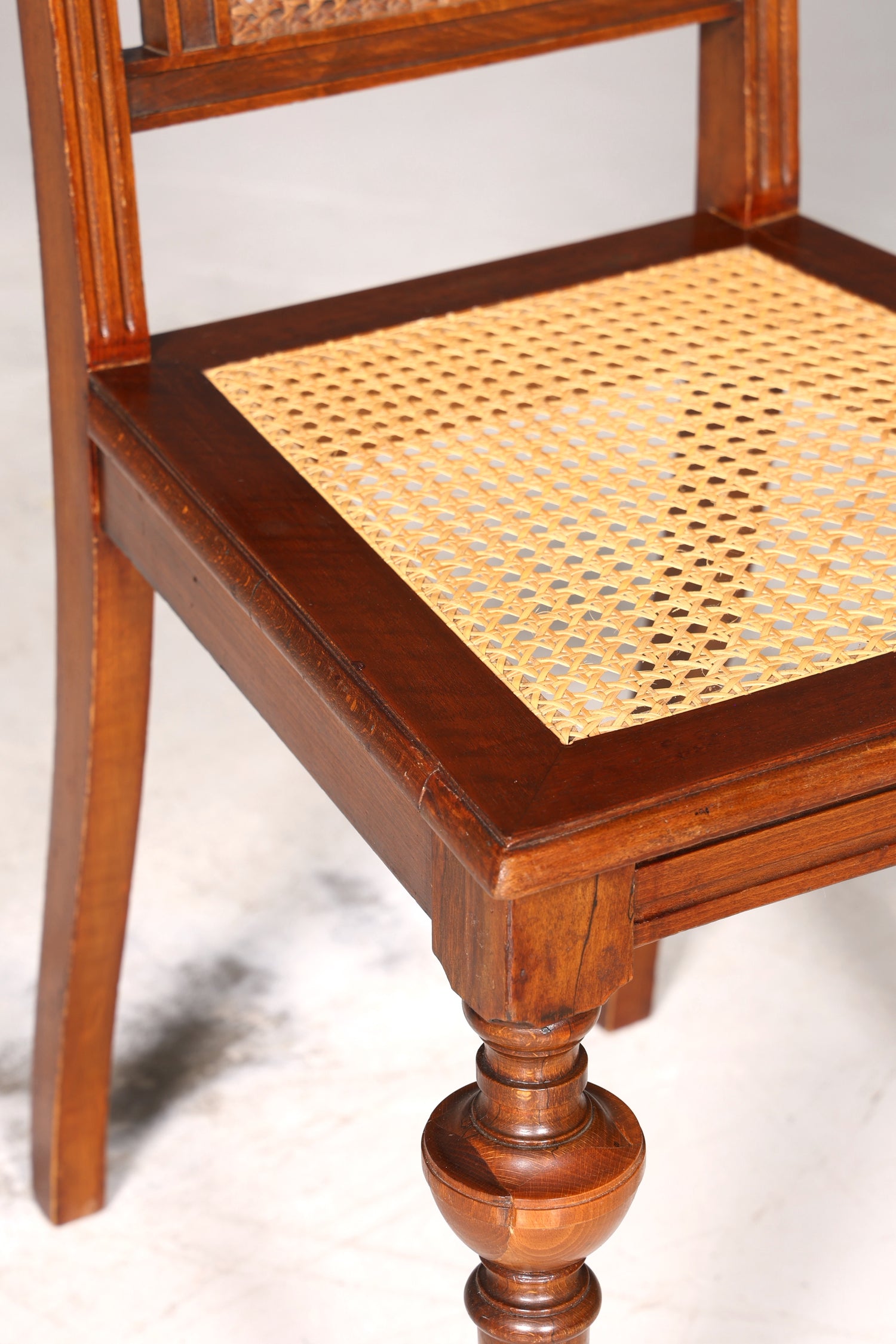 Stilvoller Gründerzeit Stuhl Antik Korbgeflecht Schreibtisch Stuhl Sekretär Antik Stuhl Küchenstuhl