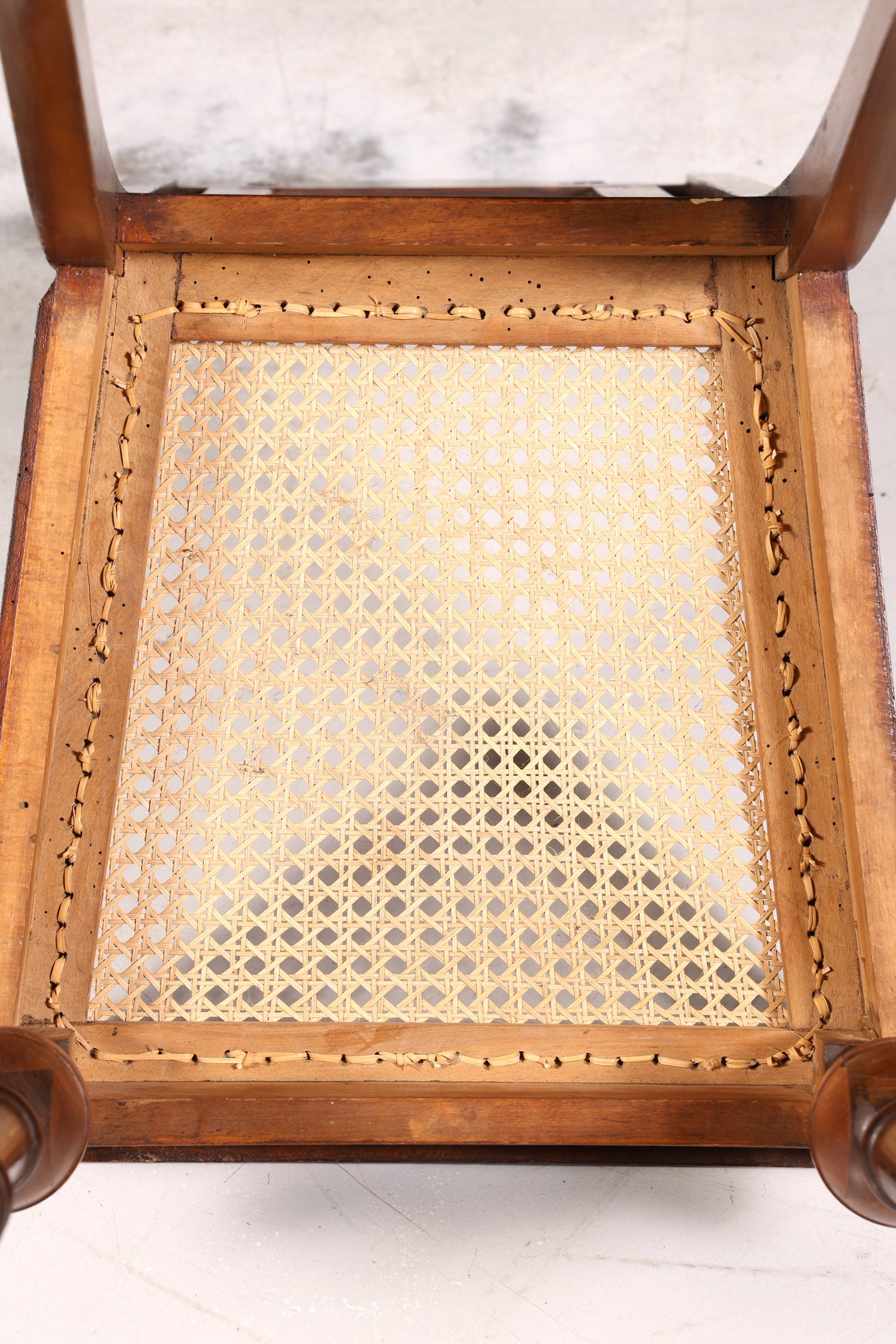 Stilvoller Gründerzeit Stuhl Antik Korbgeflecht Schreibtisch Stuhl Sekretär Antik Stuhl Küchenstuhl