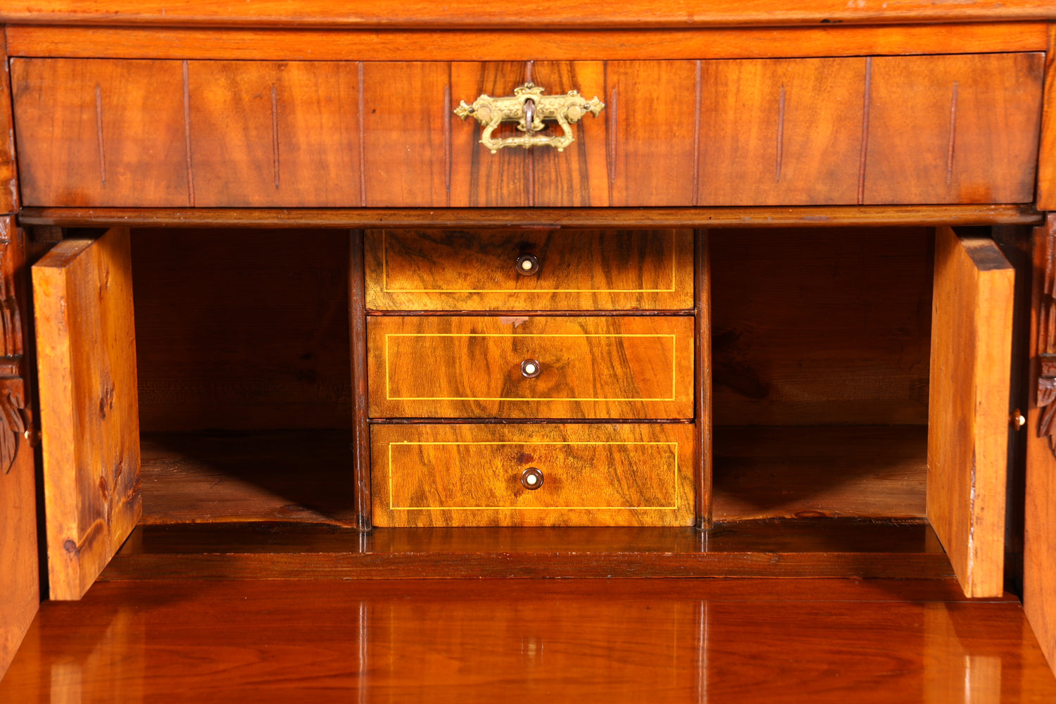 Wunderschöne Gründerzeit Kommode Jugendstil Vertiko Antik Highboard Kommode Schubladenkommode