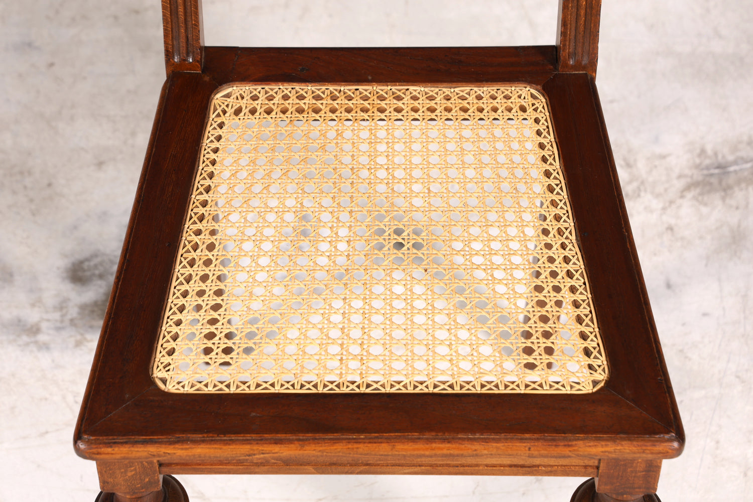 Wunderschöner Gründerzeit Stuhl Antik Korbgeflecht Schreibtisch Sekretär Stuhl Antik Küchenstuhl