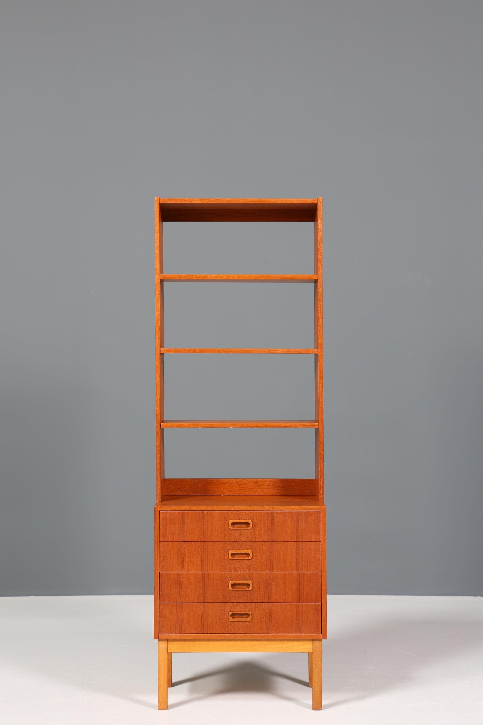 Wunderschönes Mid Century Regal "Made in Denmark" Teak Holz Bücherregal Schrank