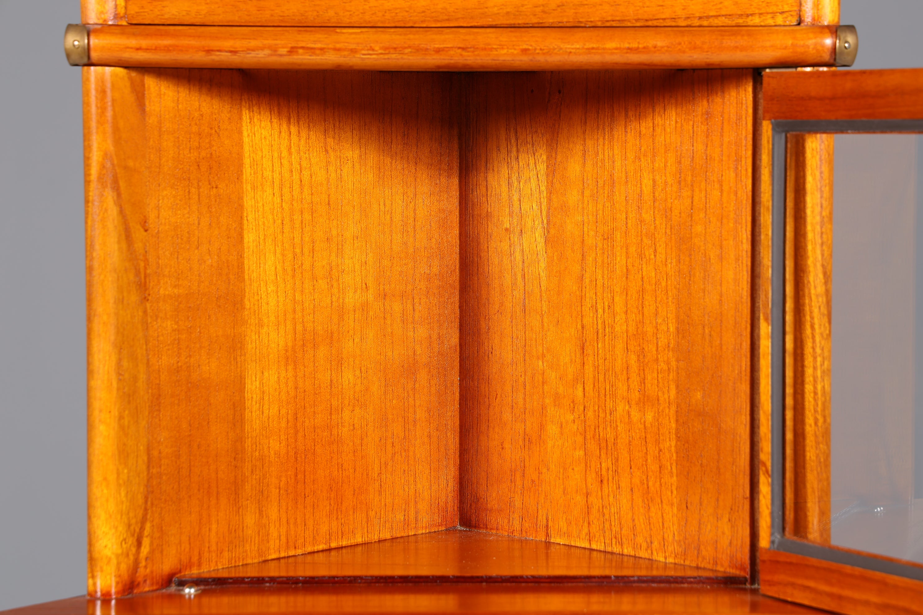 Original Globe Wernicke Eckregal Bücherregal Englisch Modul Vitrine Regal Schrank Antik Stil Eckschrank Bibliothek Buchablage