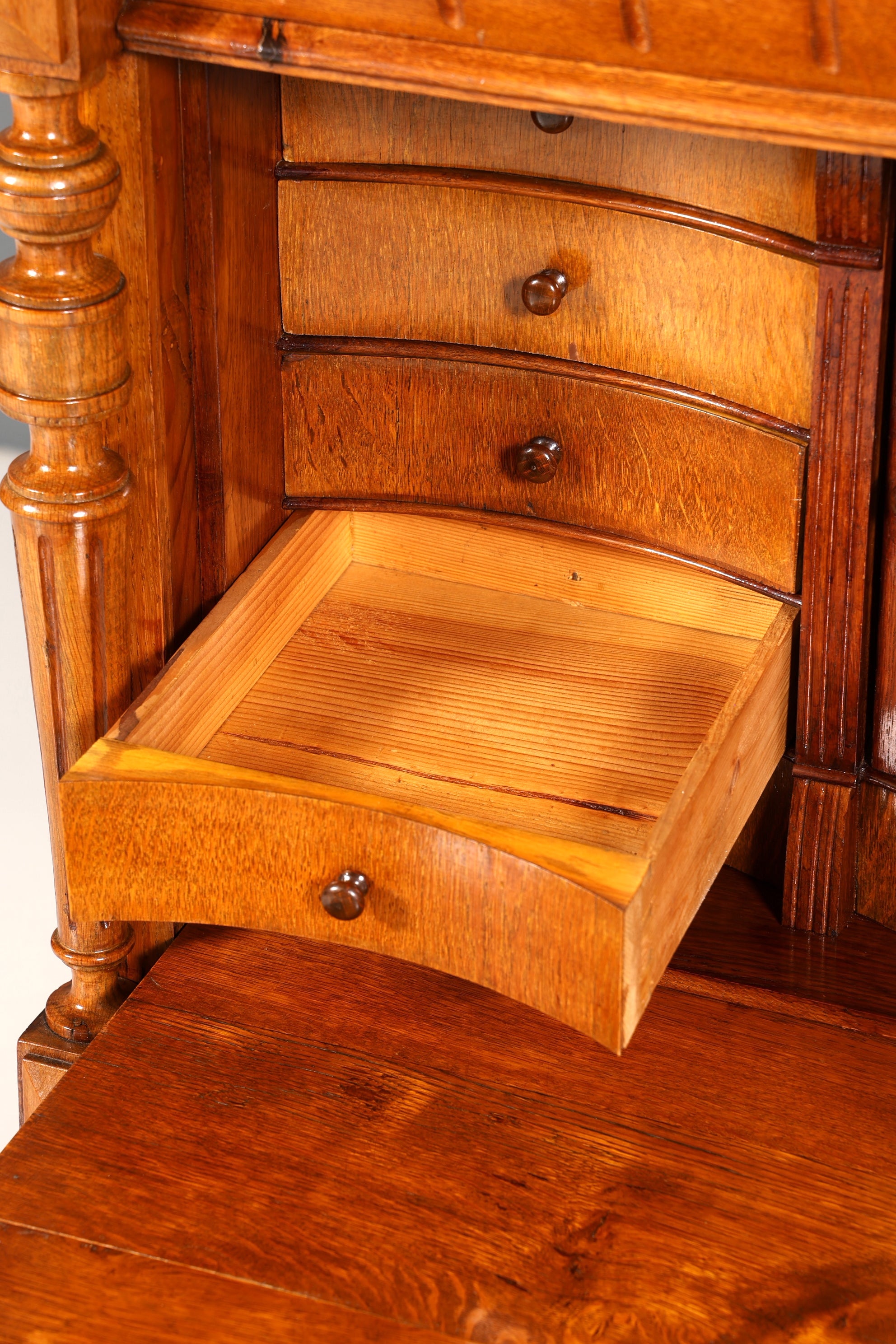 Wunderschöner Gründerzeit Sekretär Vertiko Highboard Louis Philippe Kommode um 1880