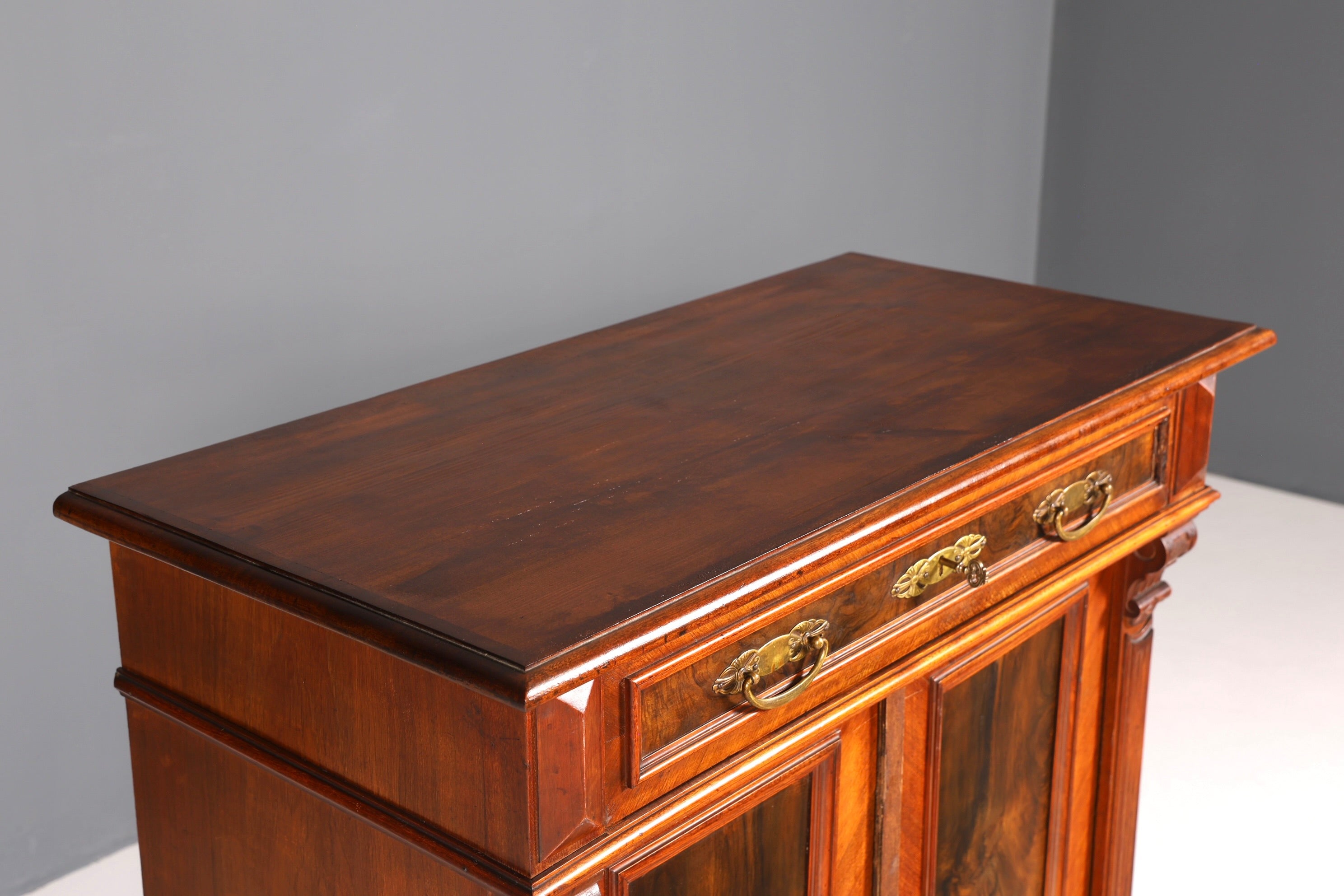 Traumhaftes Gründerzeit Vertiko Jugendstil Schrank Antik Highboard Kommode