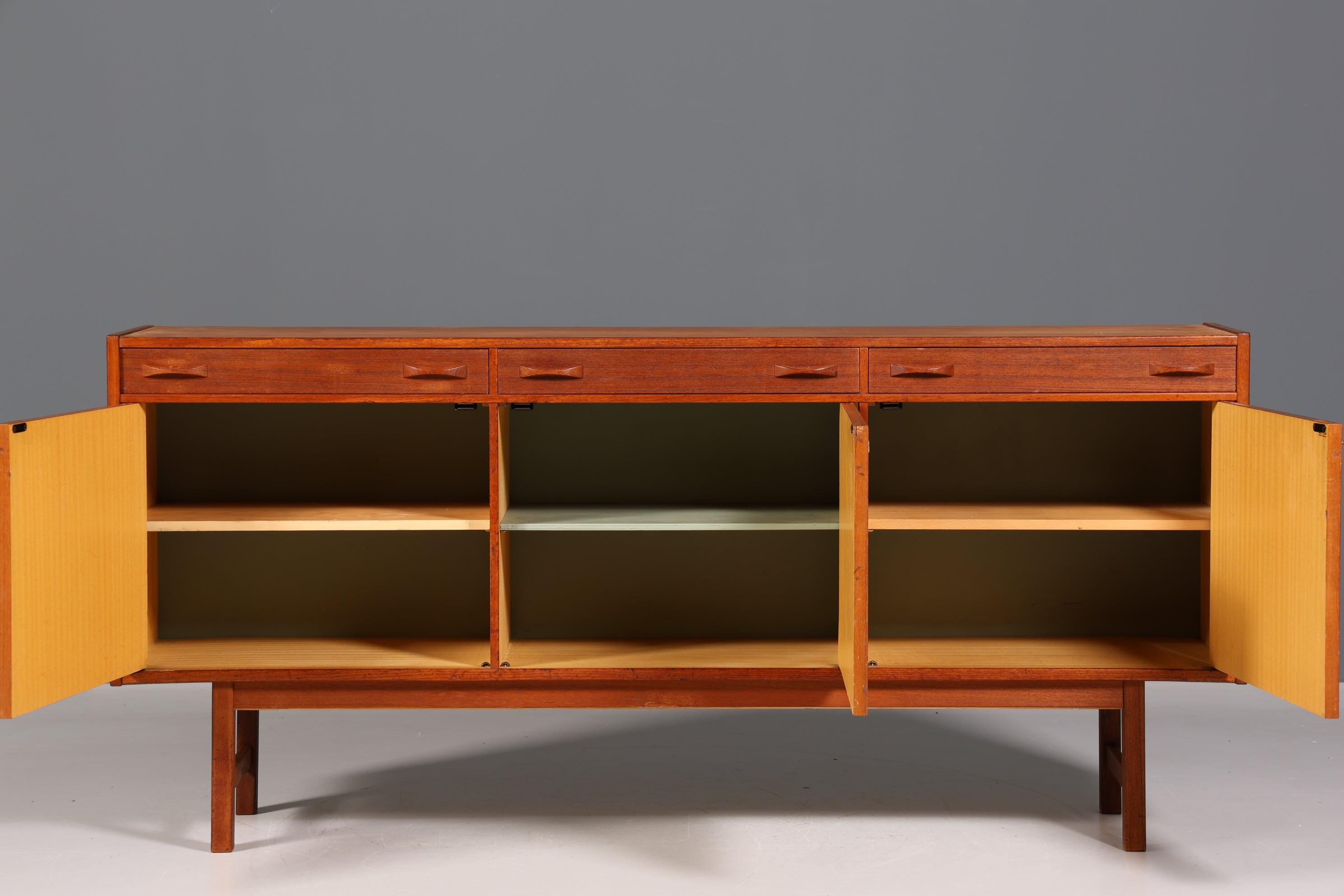 Mid Century Sideboard "Ulferts- Made in Sweden" Teak Holz Schrank Retro Kommode Vintage 60er Jahre