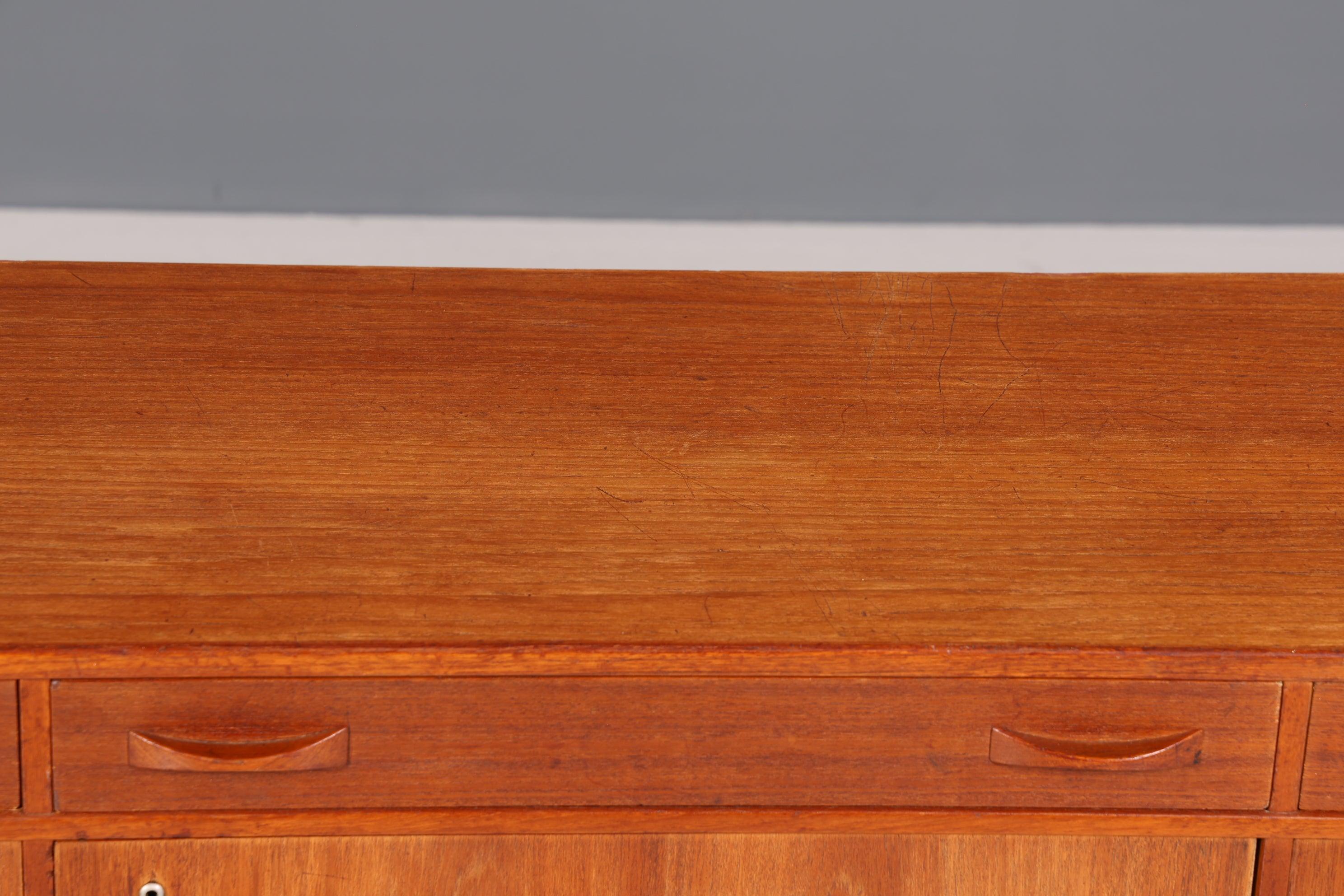 Mid Century Sideboard "Ulferts- Made in Sweden" Teak Holz Schrank Retro Kommode Vintage 60er Jahre