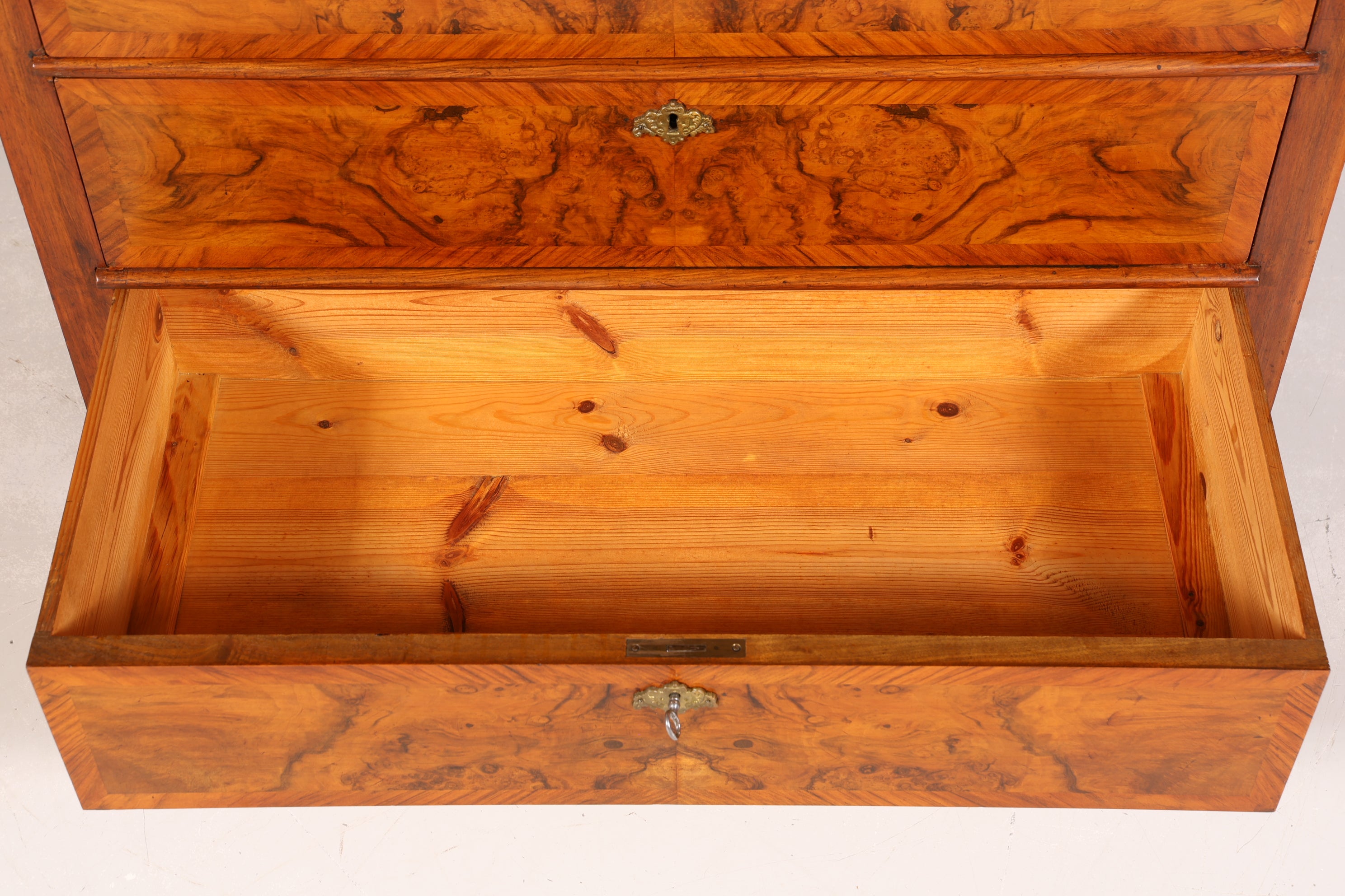 Wunderschöner Louis Philippe Sekretär um 1880 Gründerzeit Vertiko Antik Schrank Chiffoniere
