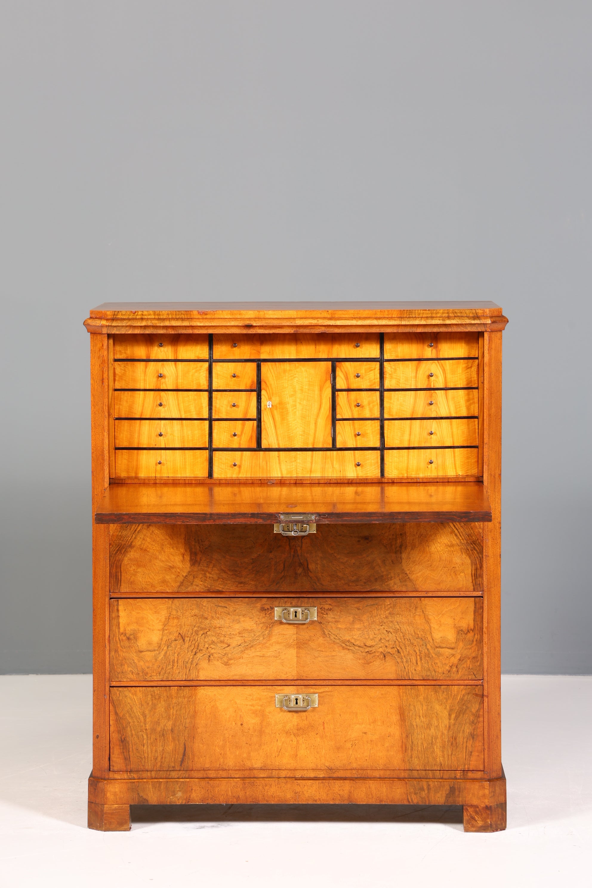 Wunderschöner Gründerzeit Sekretär Vertiko Highboard Louis Philippe Kommode um 1880