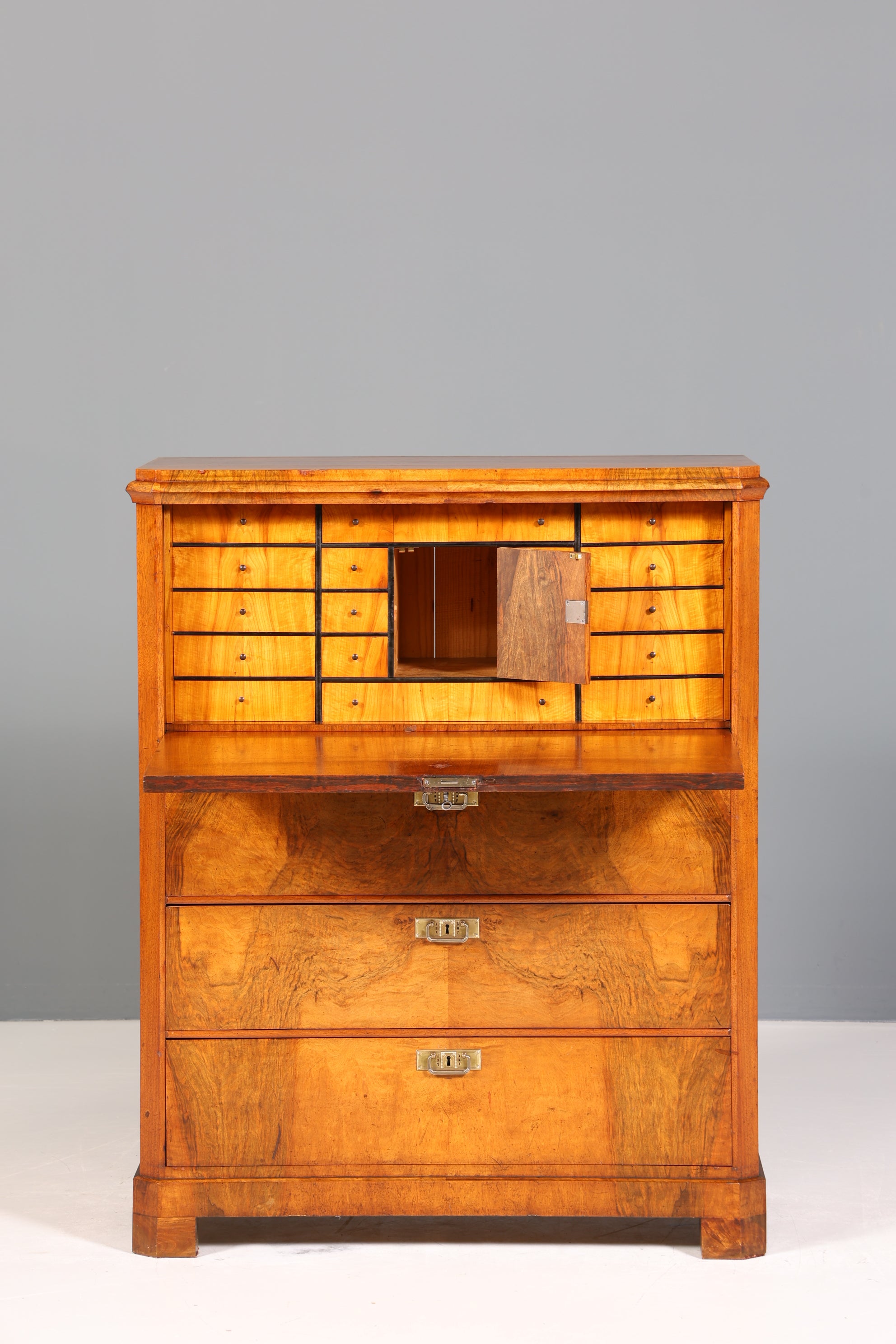 Wunderschöner Gründerzeit Sekretär Vertiko Highboard Louis Philippe Kommode um 1880