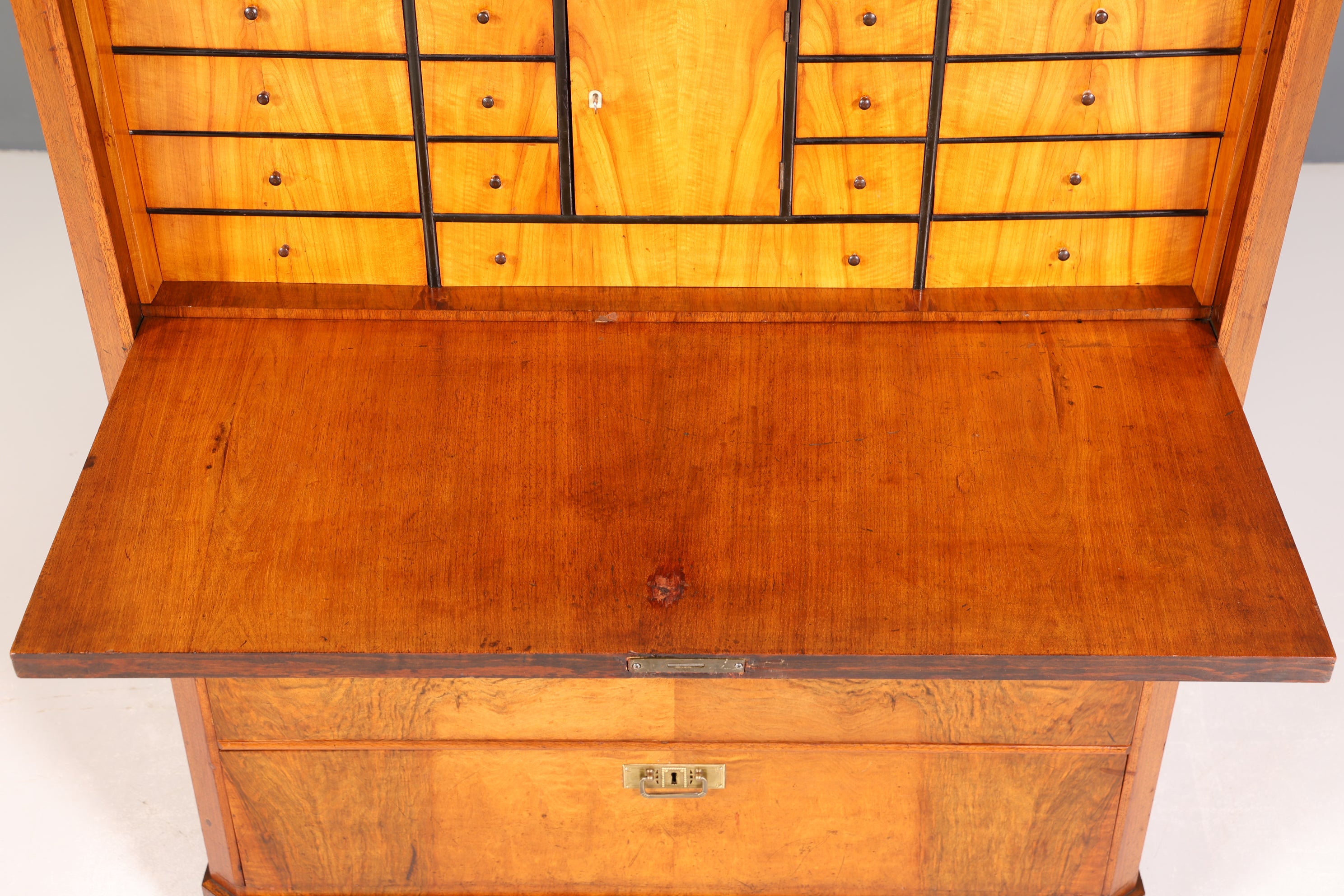 Wunderschöner Gründerzeit Sekretär Vertiko Highboard Louis Philippe Kommode um 1880