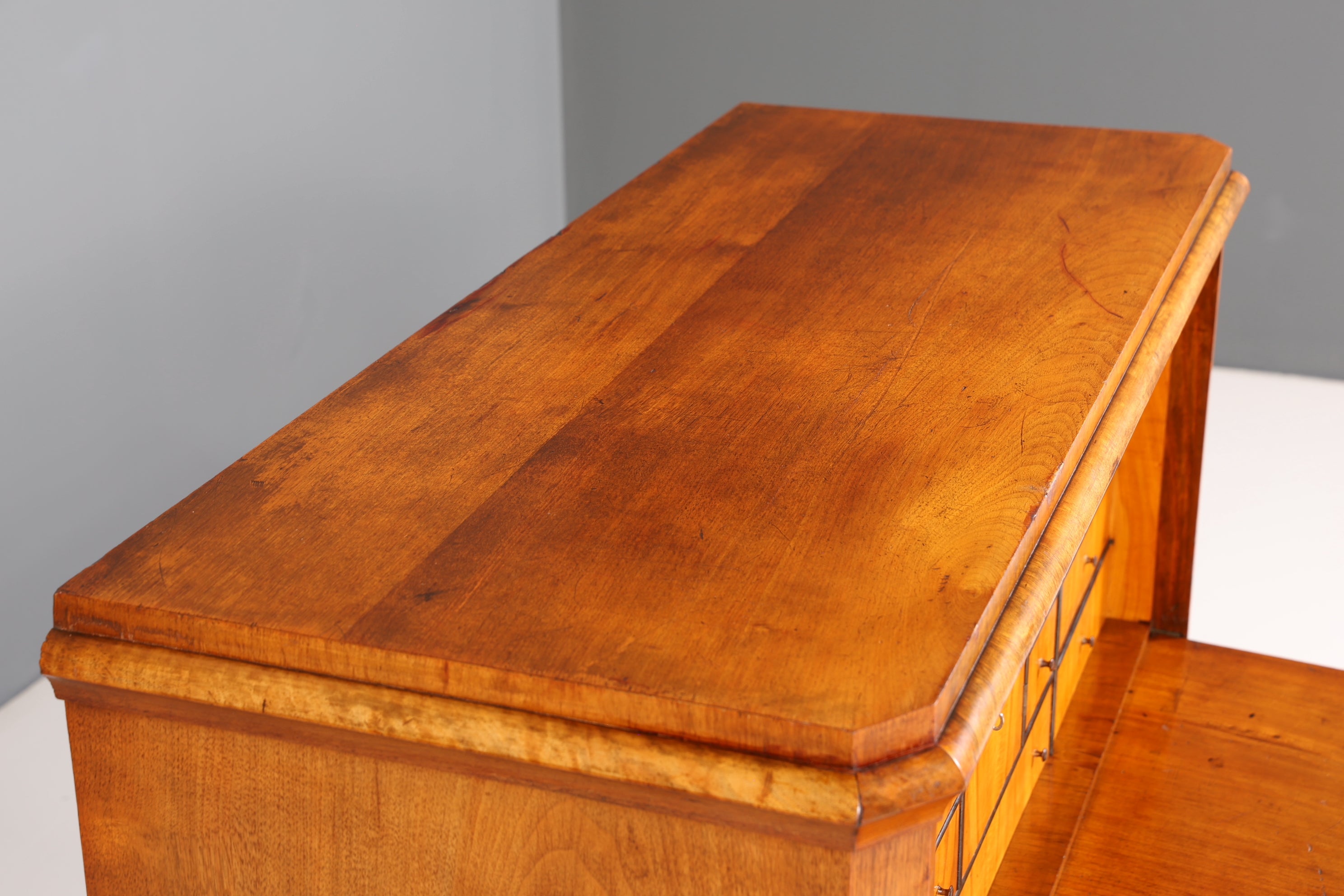 Wunderschöner Gründerzeit Sekretär Vertiko Highboard Louis Philippe Kommode um 1880