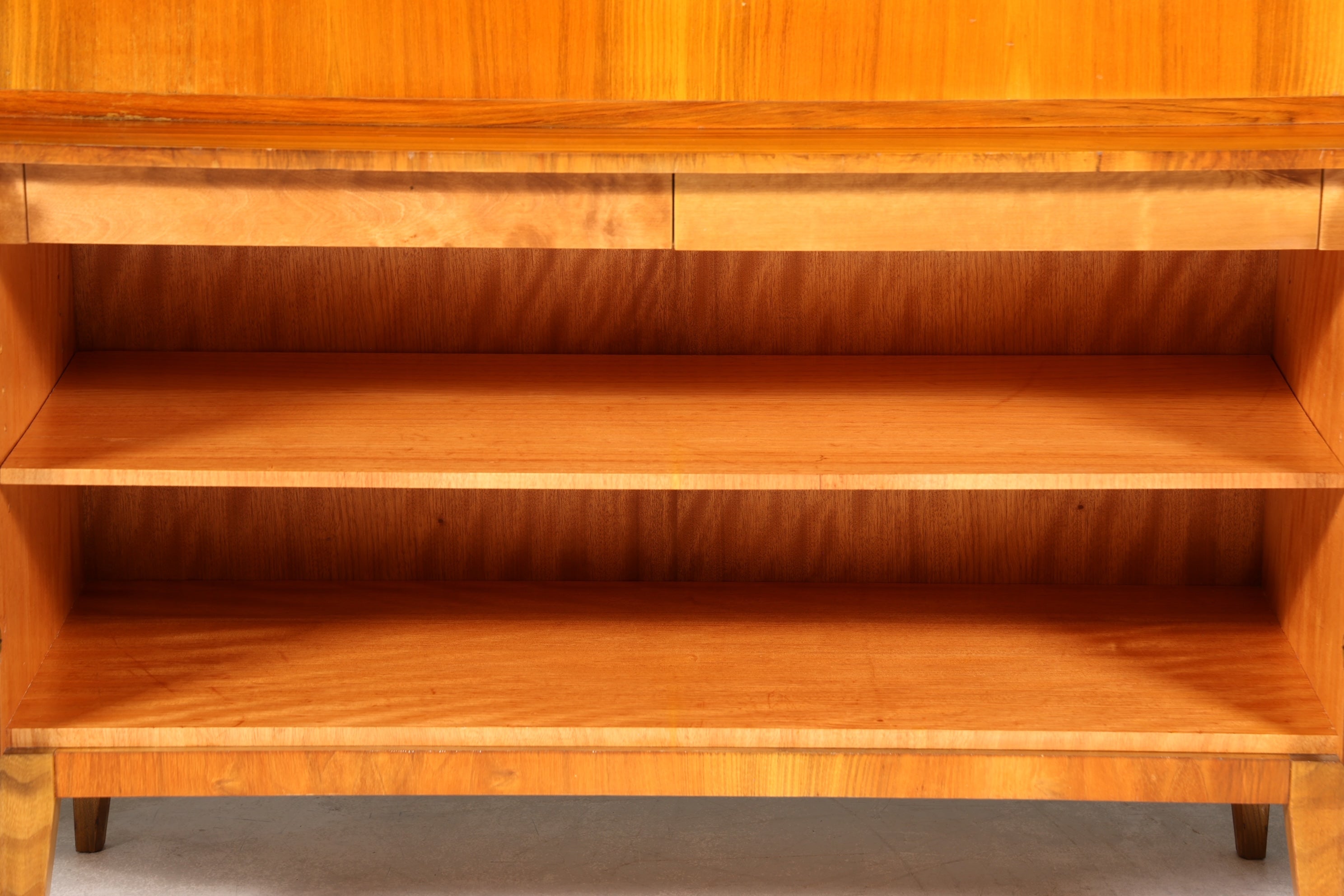 Wunderschöner Mid Century Schrank Sekretär Vintage Bücherregal Retro Highboard Regal 60s
