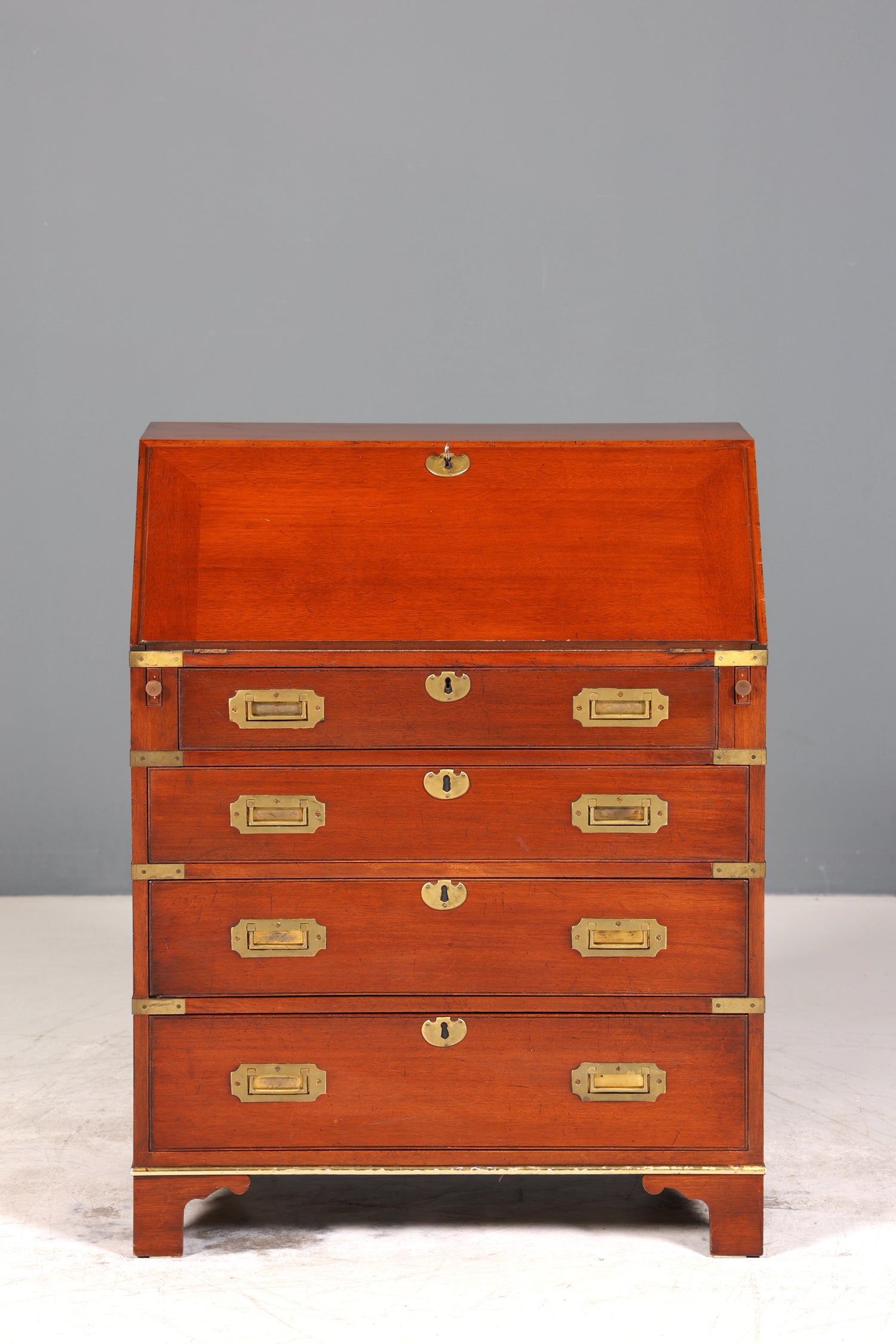 Wunderschöner Maritimer Sekretär Englisch Schreibkommode echt Holz Englischer Schreibtisch