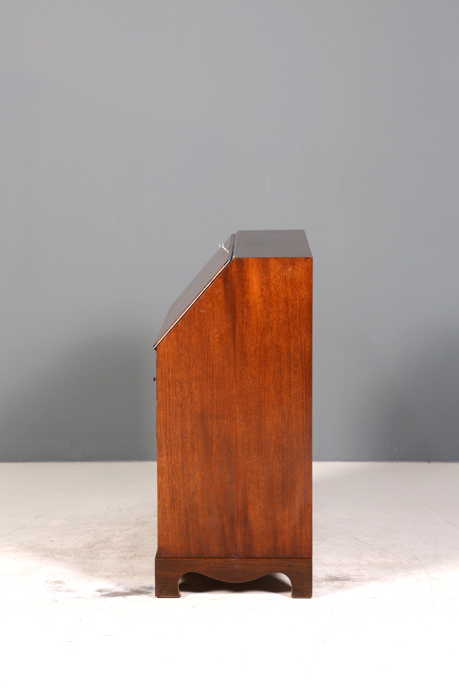 Wunderschöner Englischer Sekretär echt Lederauflage Schreibkommode echt Holz Schreibtisch Kommode